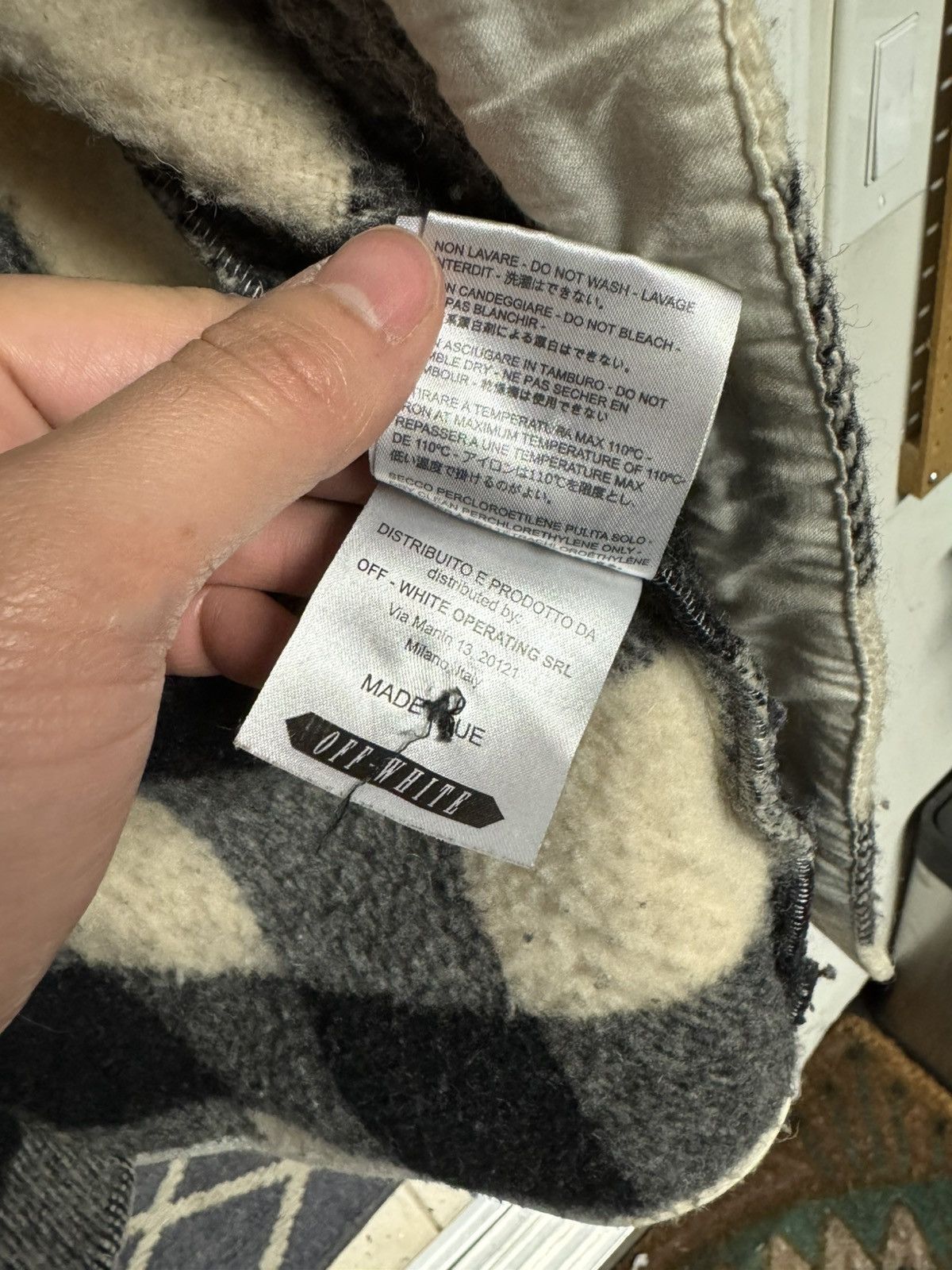 Off-White OFF WHITE FW16 Patchwork Wool Flannel Size US M / EU 48-50 / 2 - 11 Thumbnail