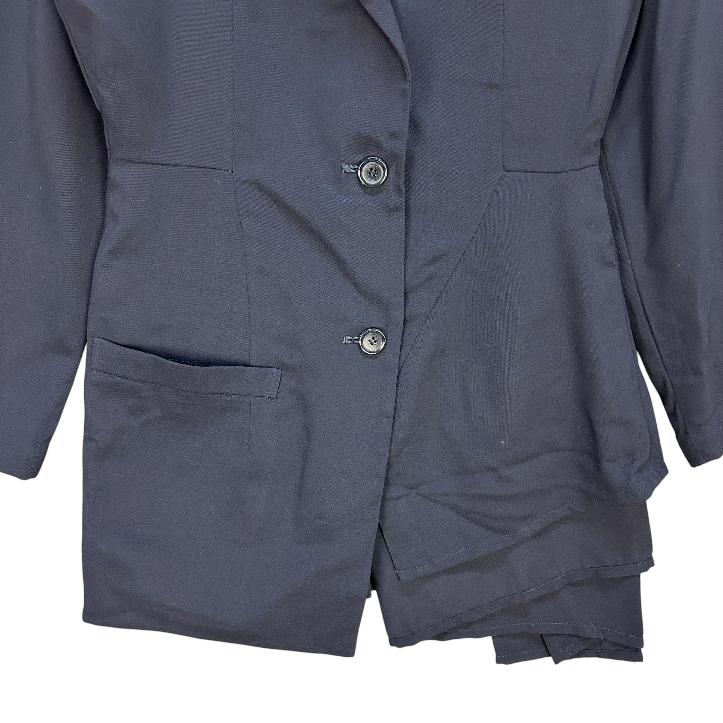 Yohji Yamamoto Vintage YOHJI YAMAMOTO Avant Garde Jacket #A75-1814 Size S / US 4 / IT 40 - 9 Thumbnail