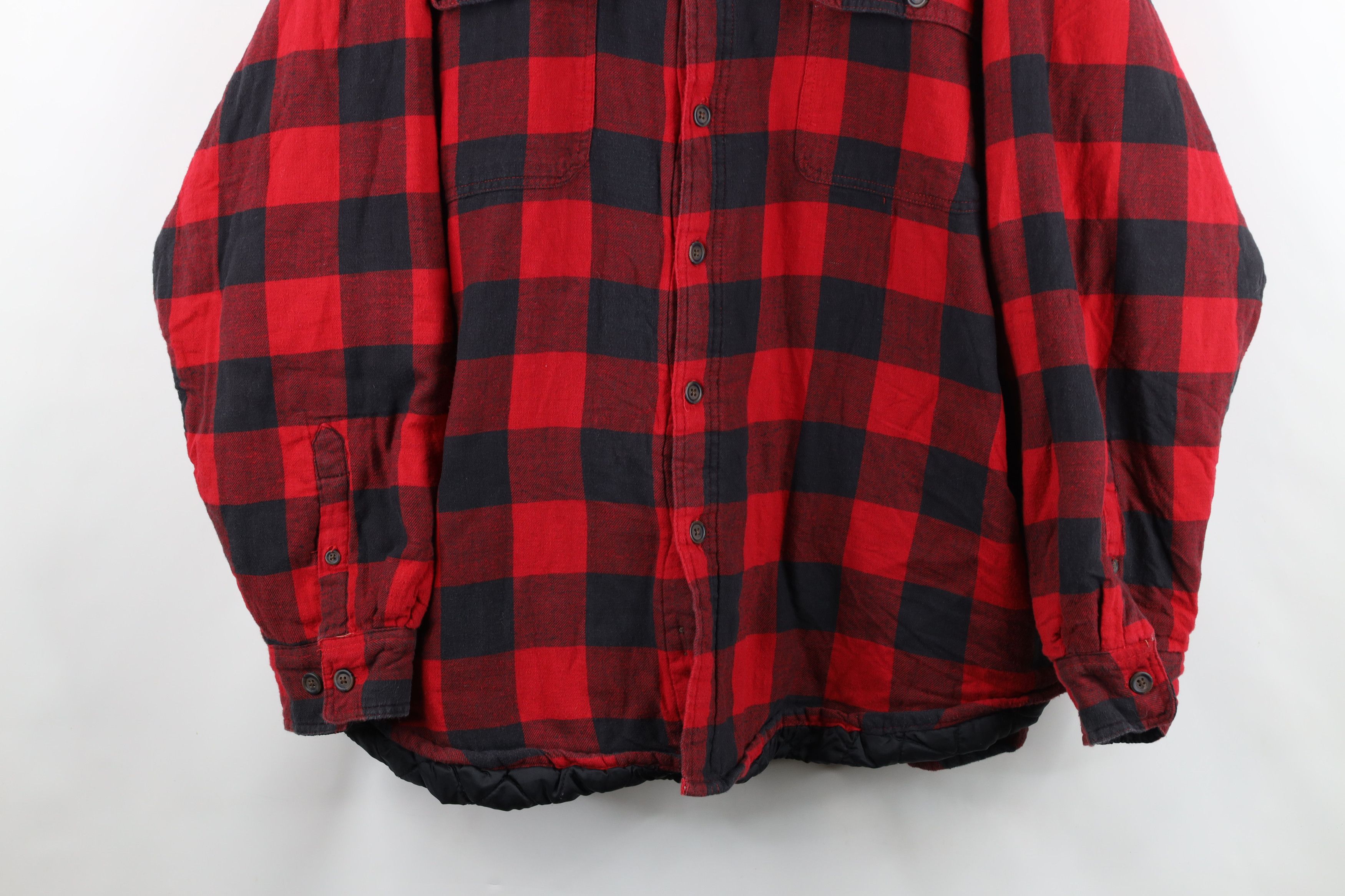 Vintage Vintage 90s Streetwear Flannel Button Shirt Jacket Jac Size US XXL / EU 58 / 5 - 3 Thumbnail