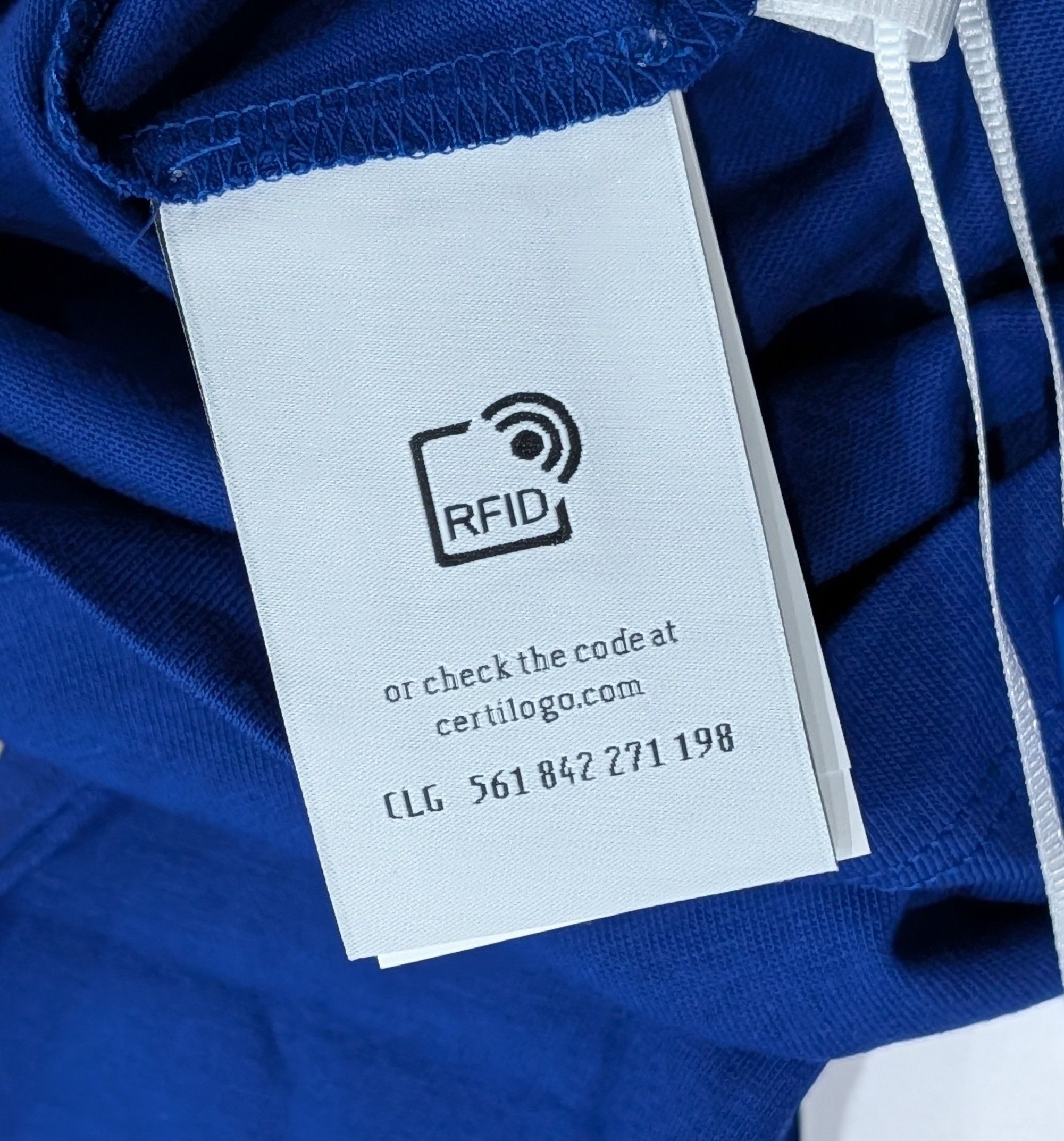 Off-White Off-White Slim Fit Logo Cotton T-Shirt Dark Blue Small Size US S / EU 44-46 / 1 - 9 Thumbnail