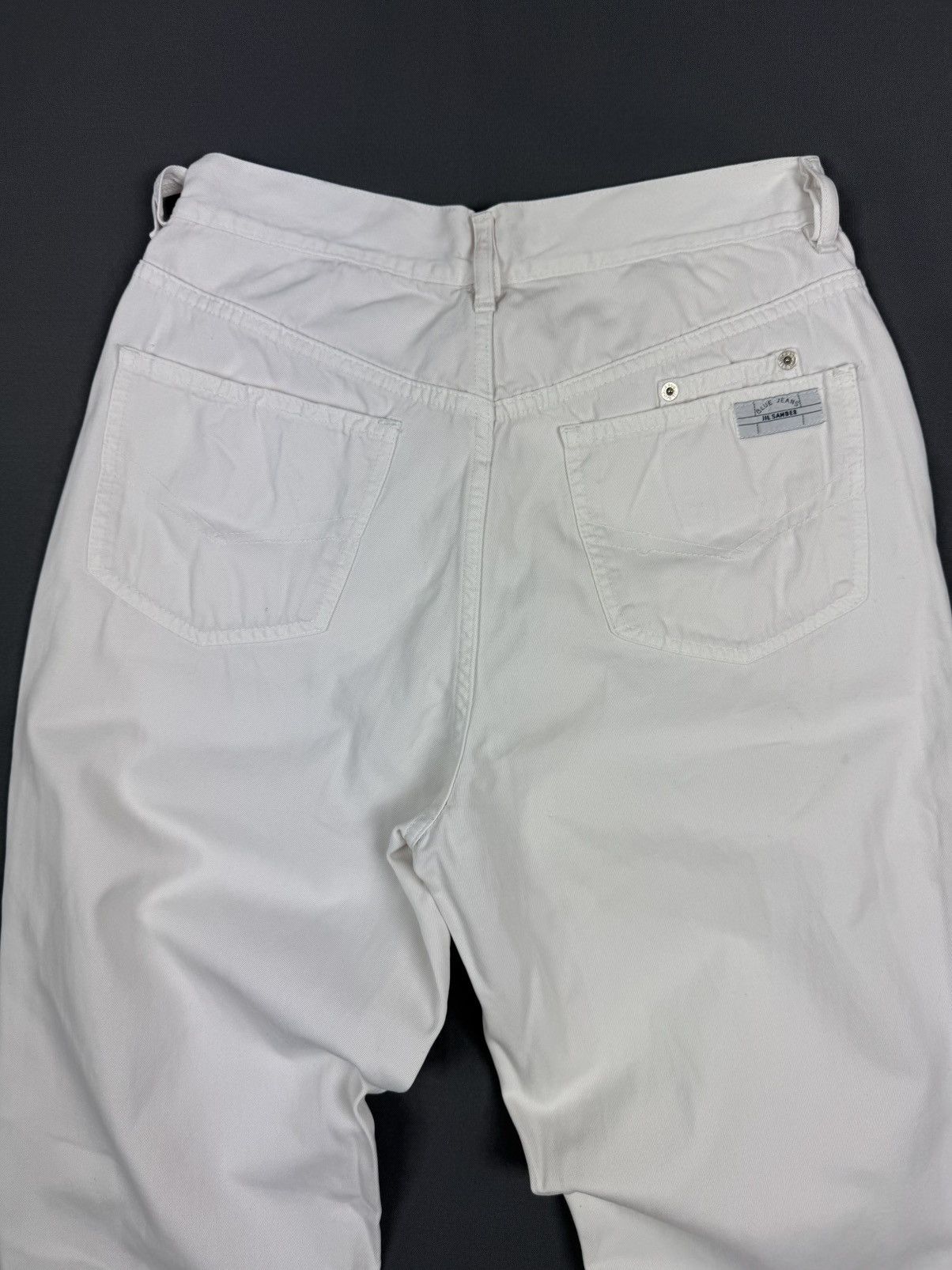 Jil Sander Distressed Jil Sander + White Lightweight Jeans Pants Size 28" / US 6 / IT 42 - 16 Thumbnail