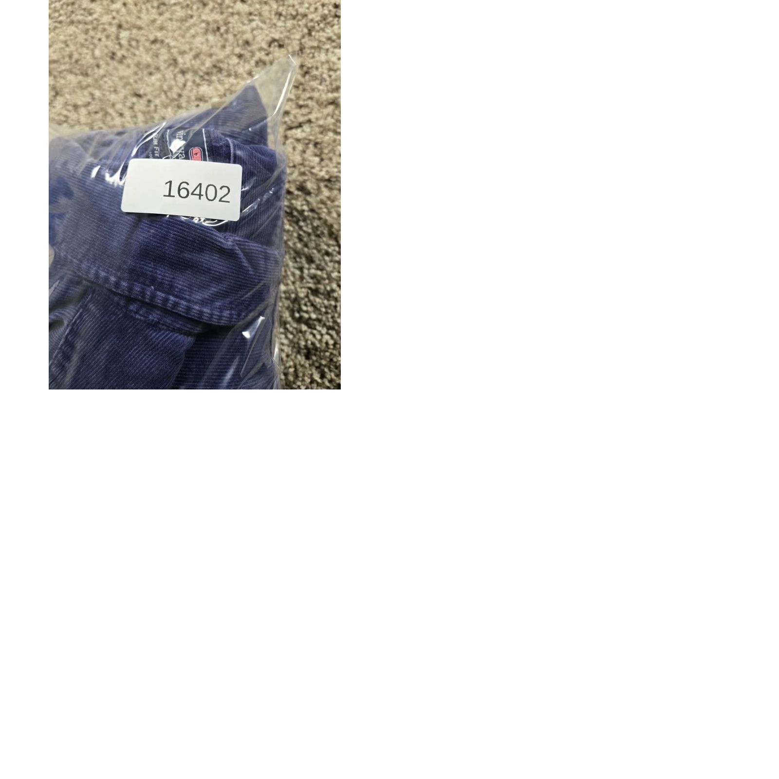 Vineyard Vines Vineyard Vines Shirt Mens 2XL Blue Corduroy Slim Fit Tucker Shirt Long Sleeve Size US XXL / EU 58 / 5 - 9 Thumbnail