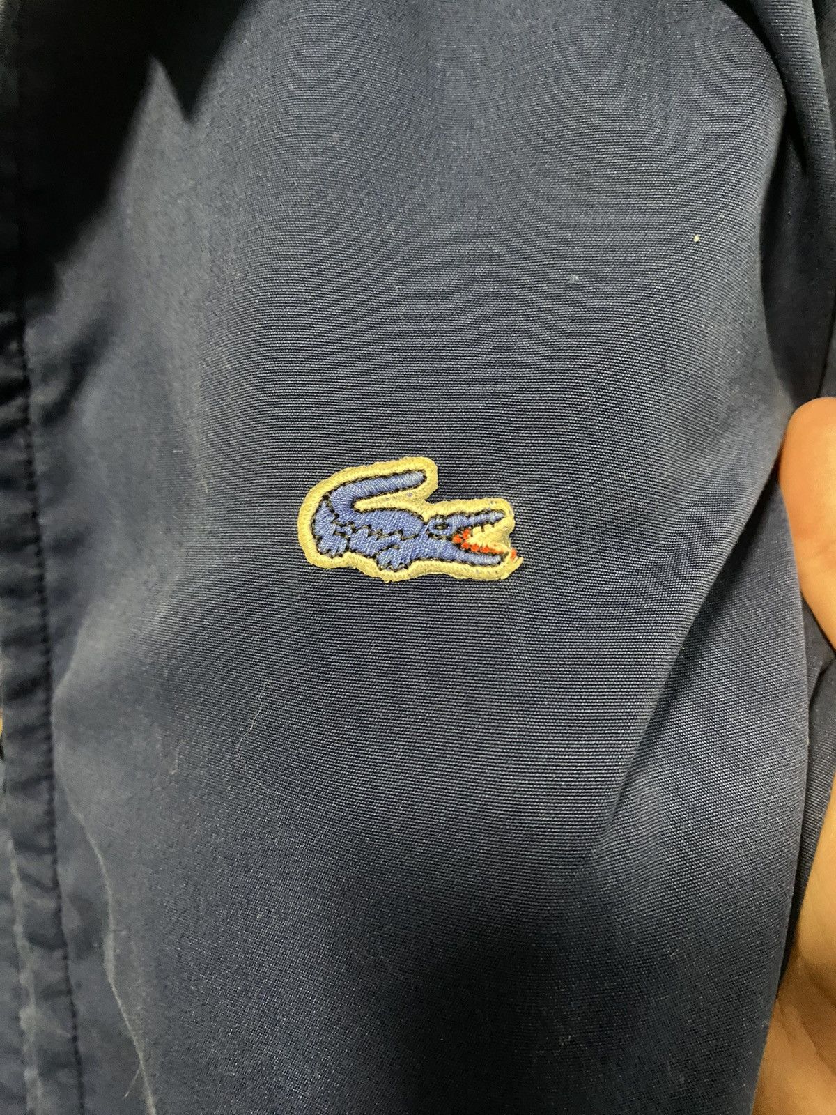 Lacoste × Vintage 1990’s Lacoste Zip-up Jacket Size US L / EU 52-54 / 3 - 3 Thumbnail
