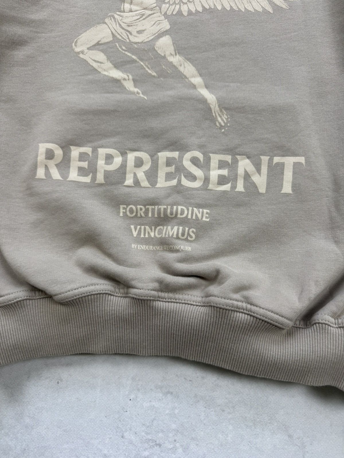 Represent Clo. Represent by Endurace Wecoquer Beige Baggy Hoodie Size US S / EU 44-46 / 1 - 13 Thumbnail