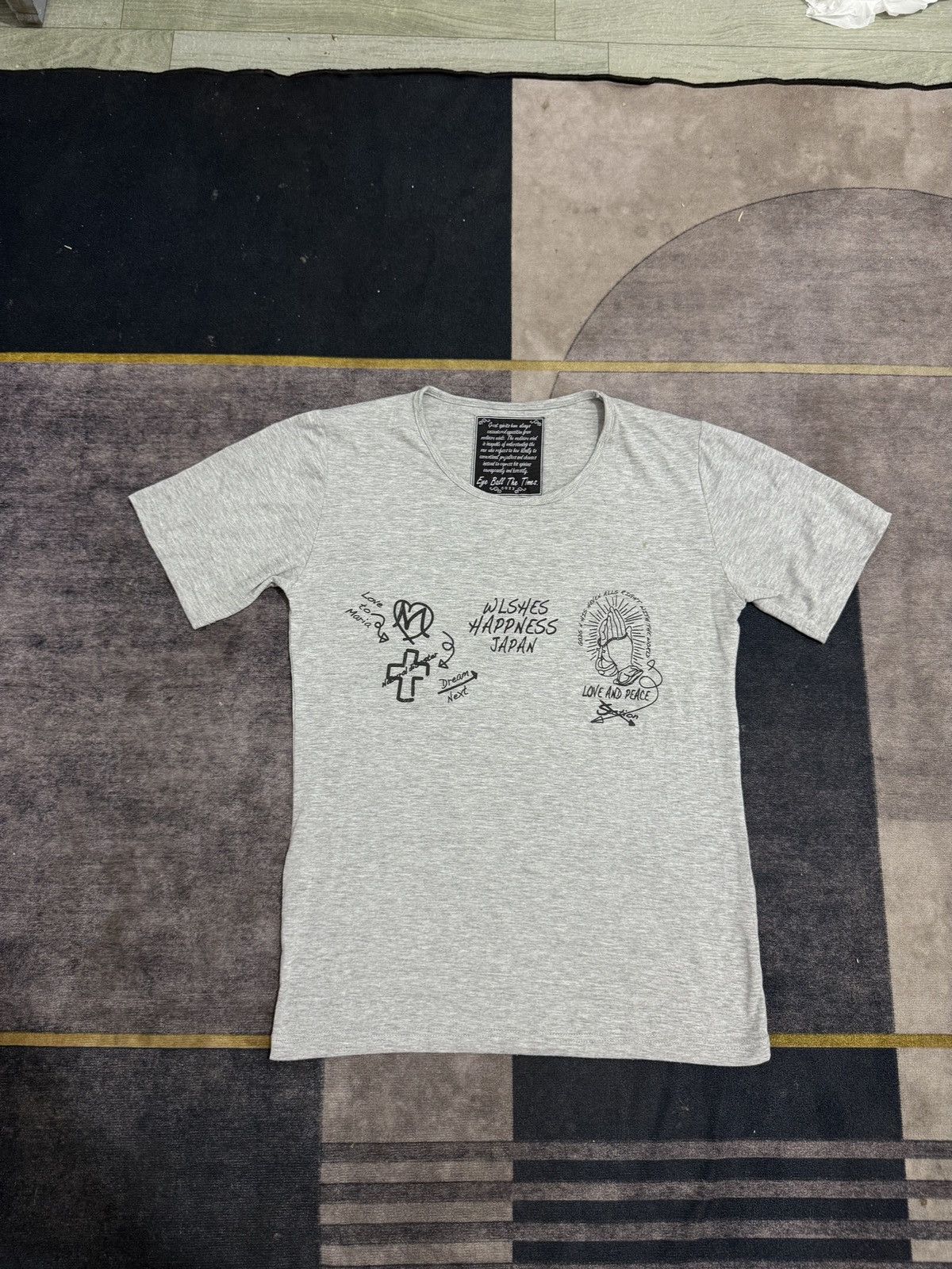 Other Y2K EYE BALL THE TIME SHIRT Size US M / EU 48-50 / 2 - 2 Thumbnail