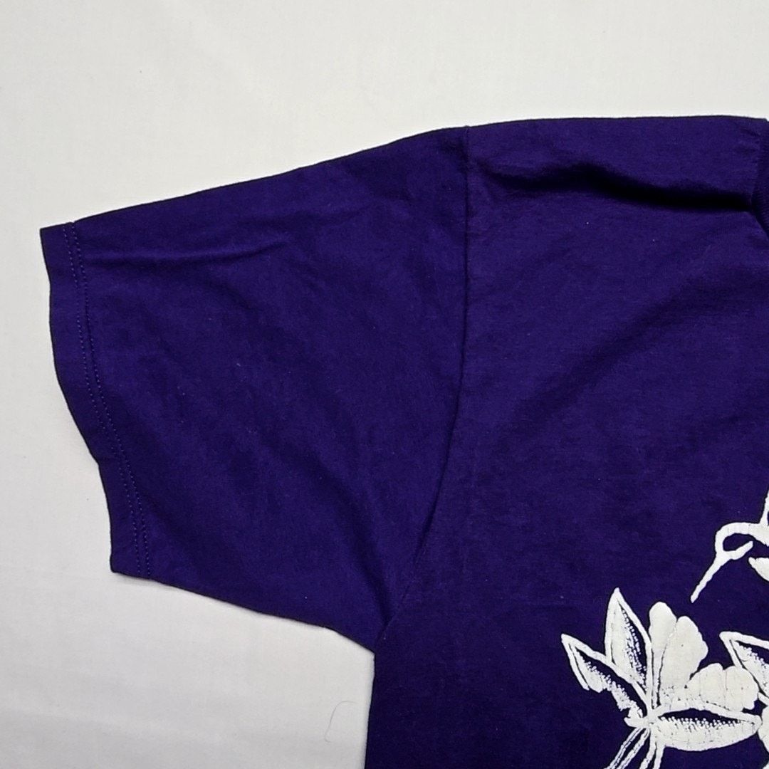 Jerzees Vintage Utah Graphic Hummingbird Purple Test Print M Shirt Size US M / EU 48-50 / 2 - 4 Thumbnail