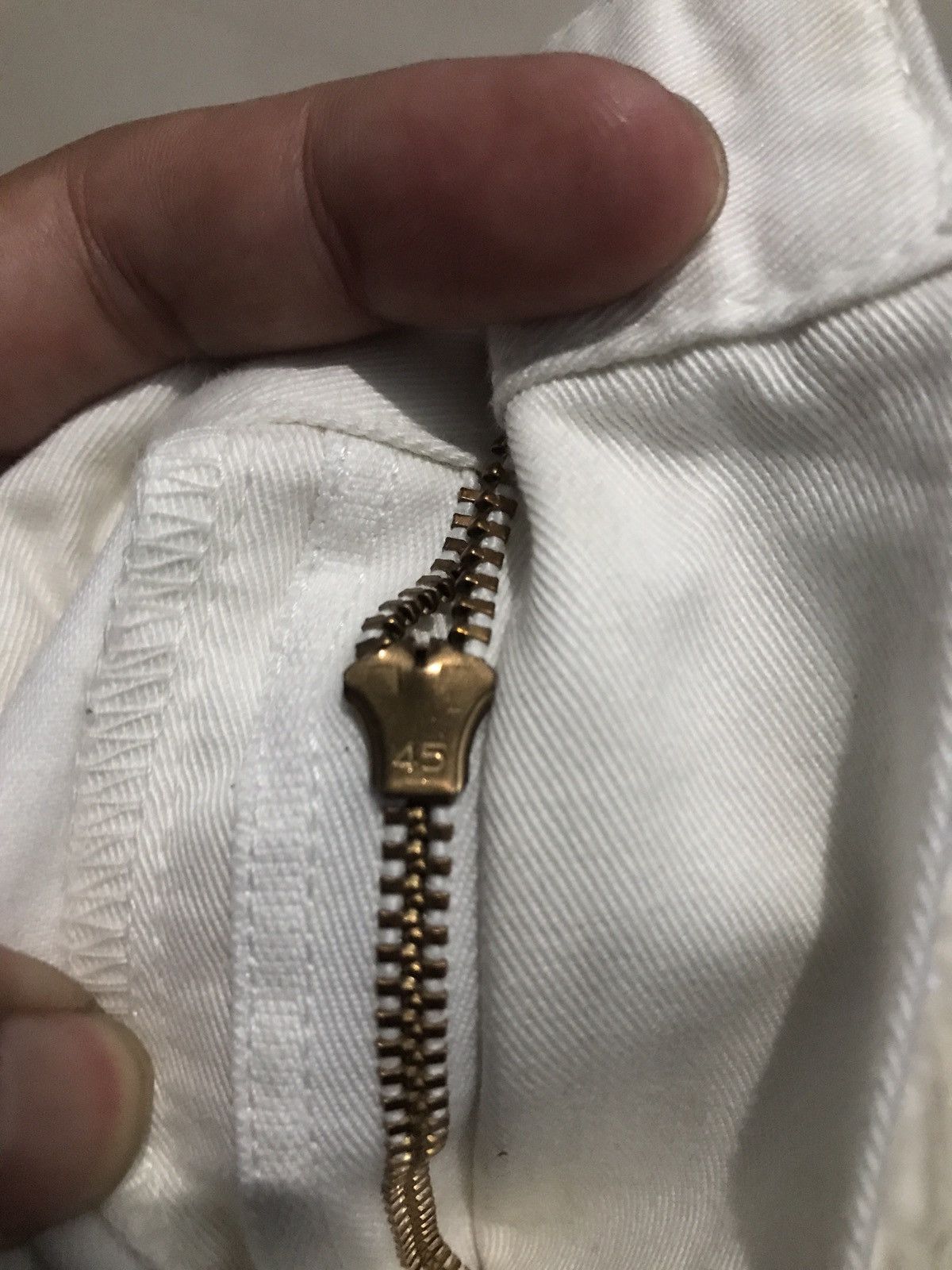 Edwin × Japanese Brand × Vintage Vintage Edwin White chino regular Collector Item Trouser pan Size US 34 / EU 50 - 7 Thumbnail