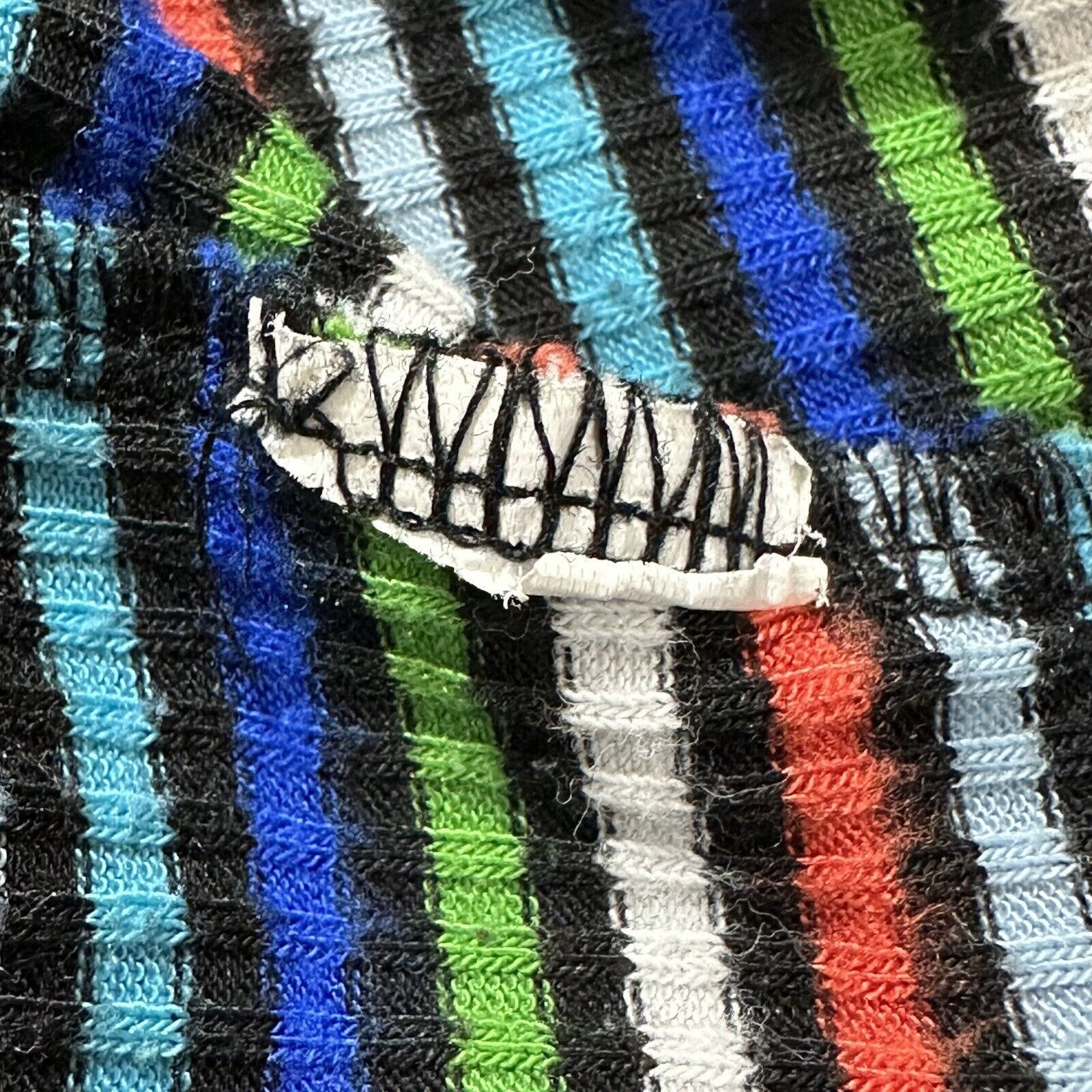 Other Ambiance Medium Crop Top Rainbow Striped TShirt Button Front Size M / US 6-8 / IT 42-44 - 12 Thumbnail