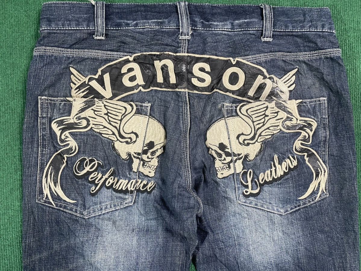 Vanson Leathers Vintage Vanson Leather Distressed Jeans Size US 37 - 6 Thumbnail