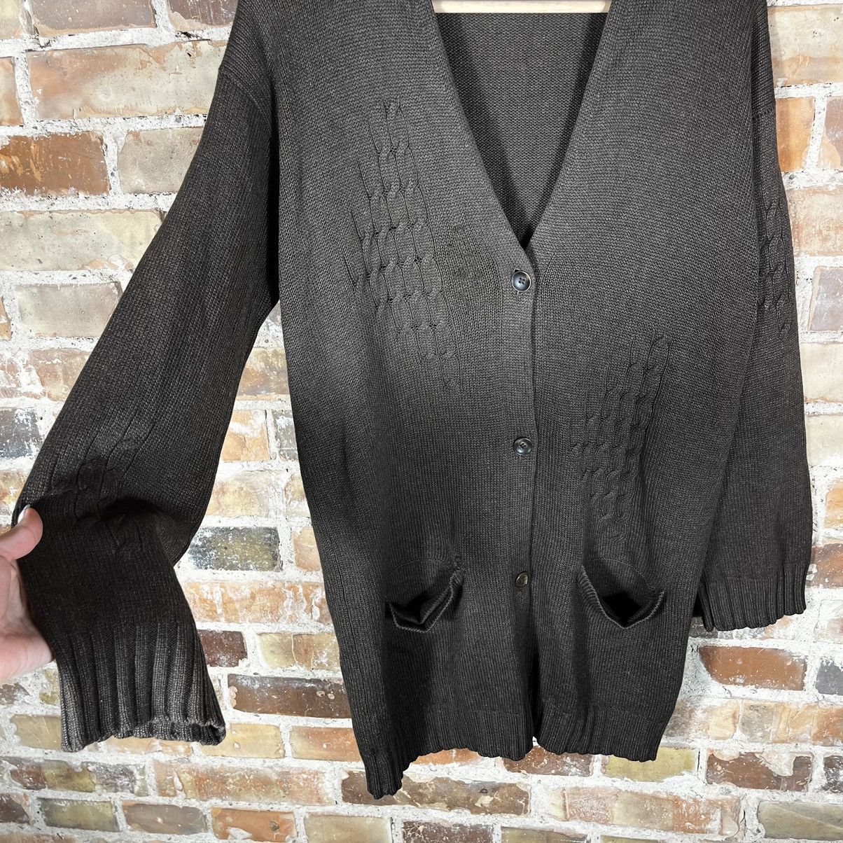 Jil Sander 1990 Cashmere Cardigan Brown Sweater 90s