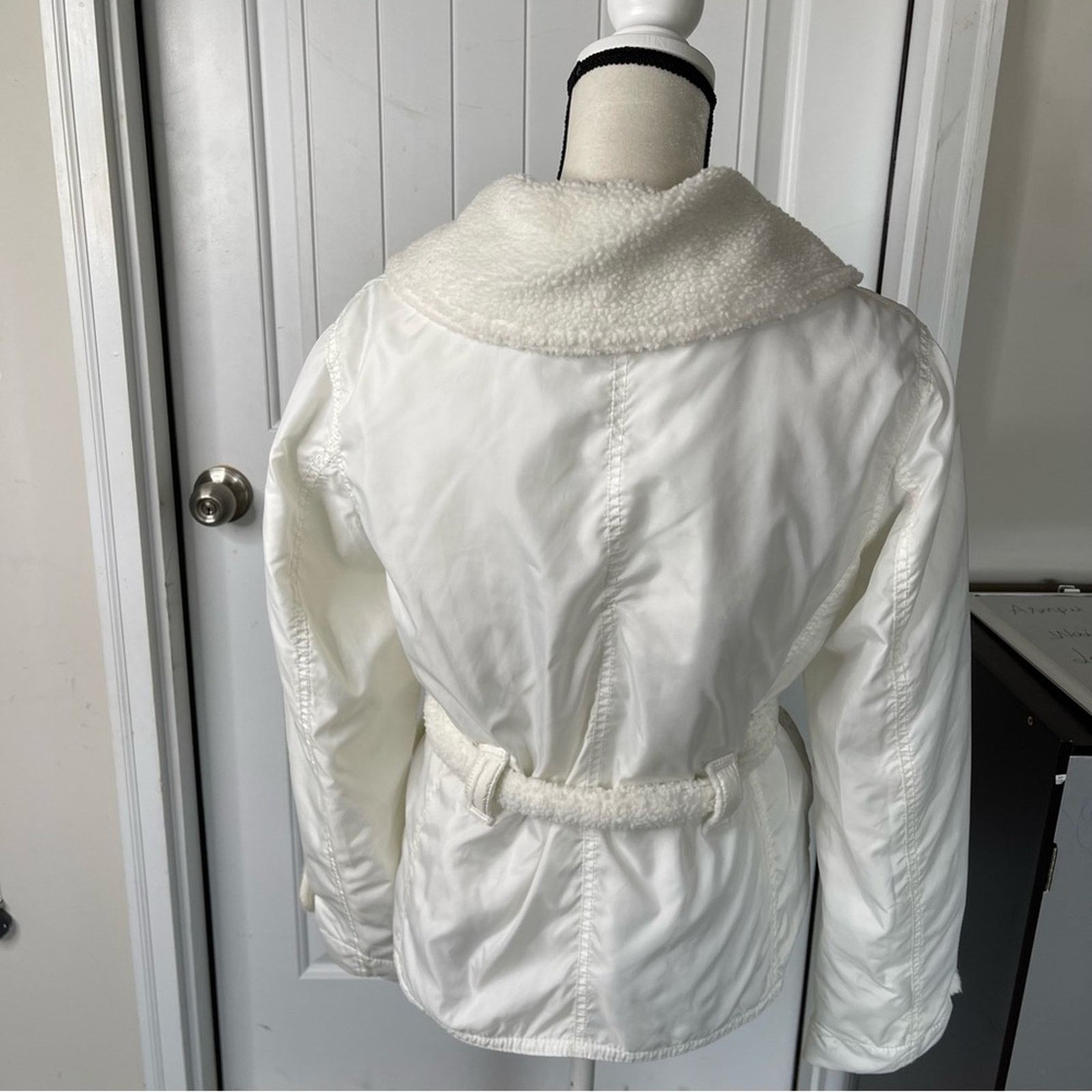 Polo Ralph Lauren Polo Ralph Lauren double breasted white sherpa trim jacket Size M / US 6-8 / IT 42-44 - 2 Thumbnail
