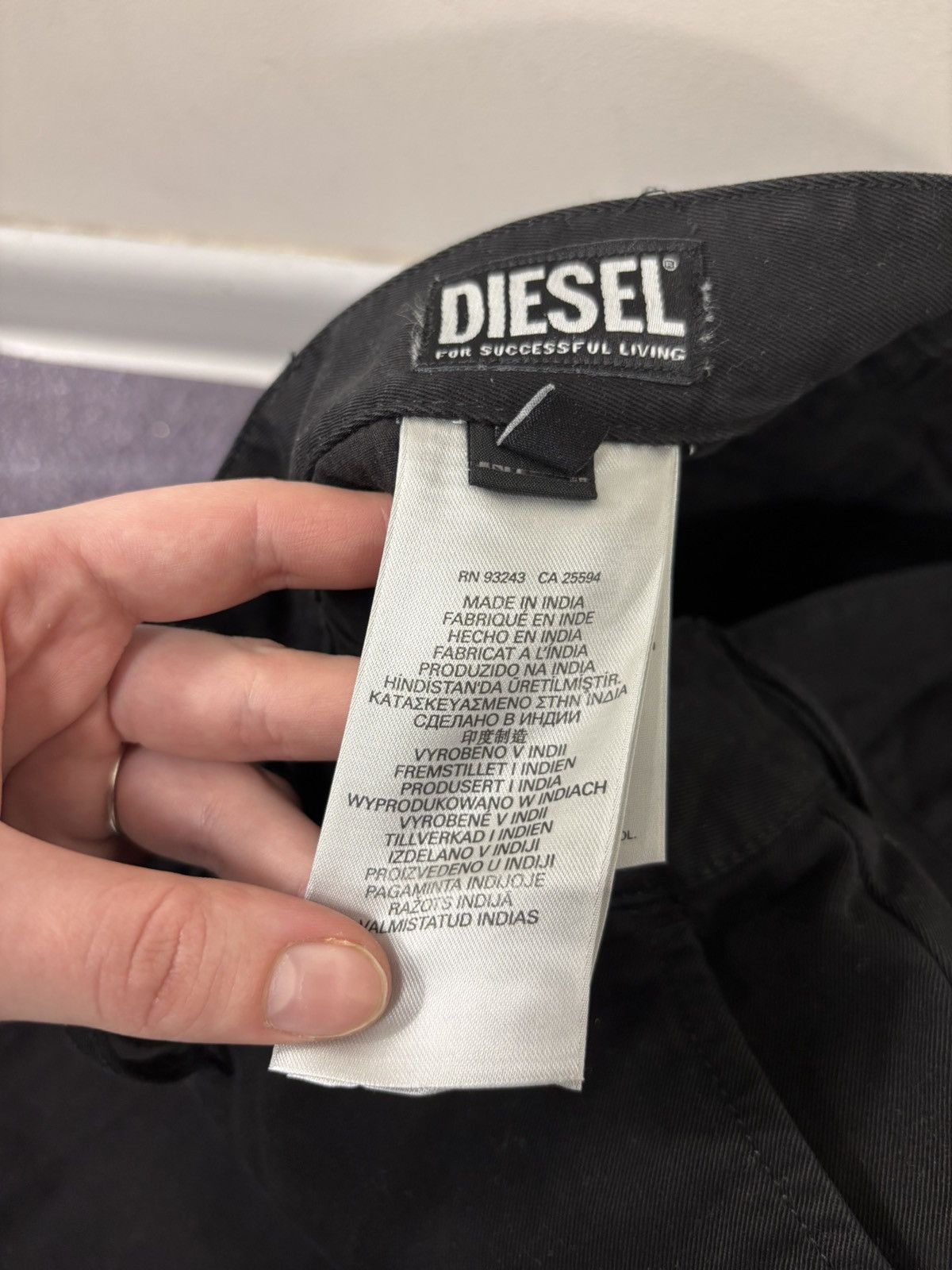 Diesel Diesel P-Cor NEW Men’s Black Utility Hype Cargo Shorts Size US 31 - 9 Thumbnail