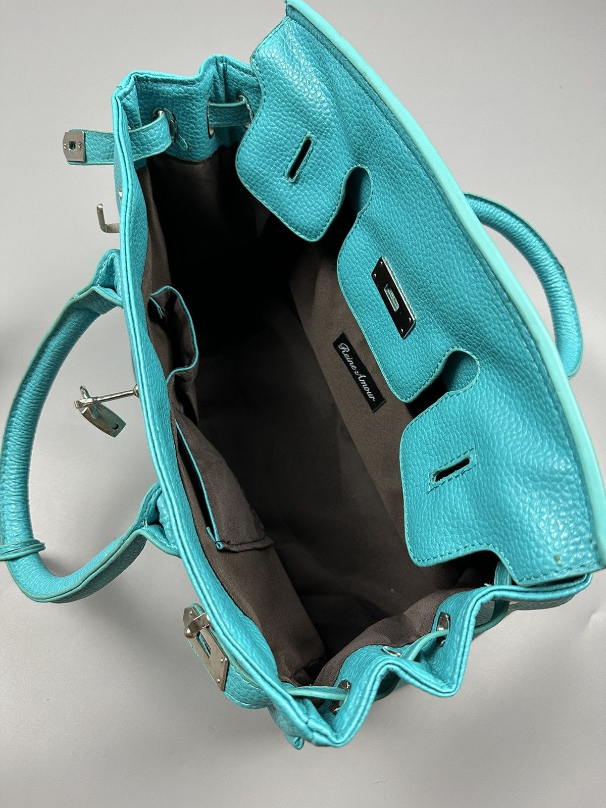 Japanese Brand × Leather Hermes Birkin Inspired Reine Amour Leather Bag Size ONE SIZE - 17 Thumbnail