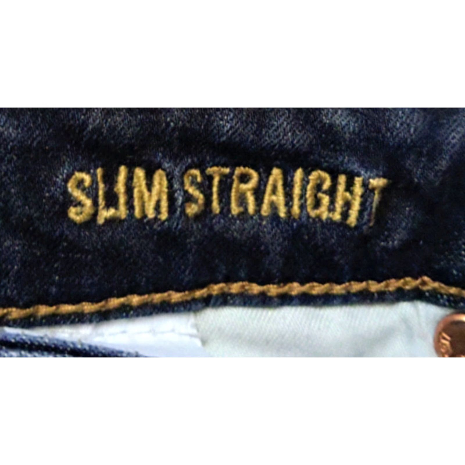 American Eagle Outfitters American Eagle Outfitters Jeans Slim Straight 26x28 Blue Mens 5-Pocket Distressed Stretch Dark Wash USA 90s Grunge Vintage No N/A Size US 26 / EU 42 - 7 Thumbnail