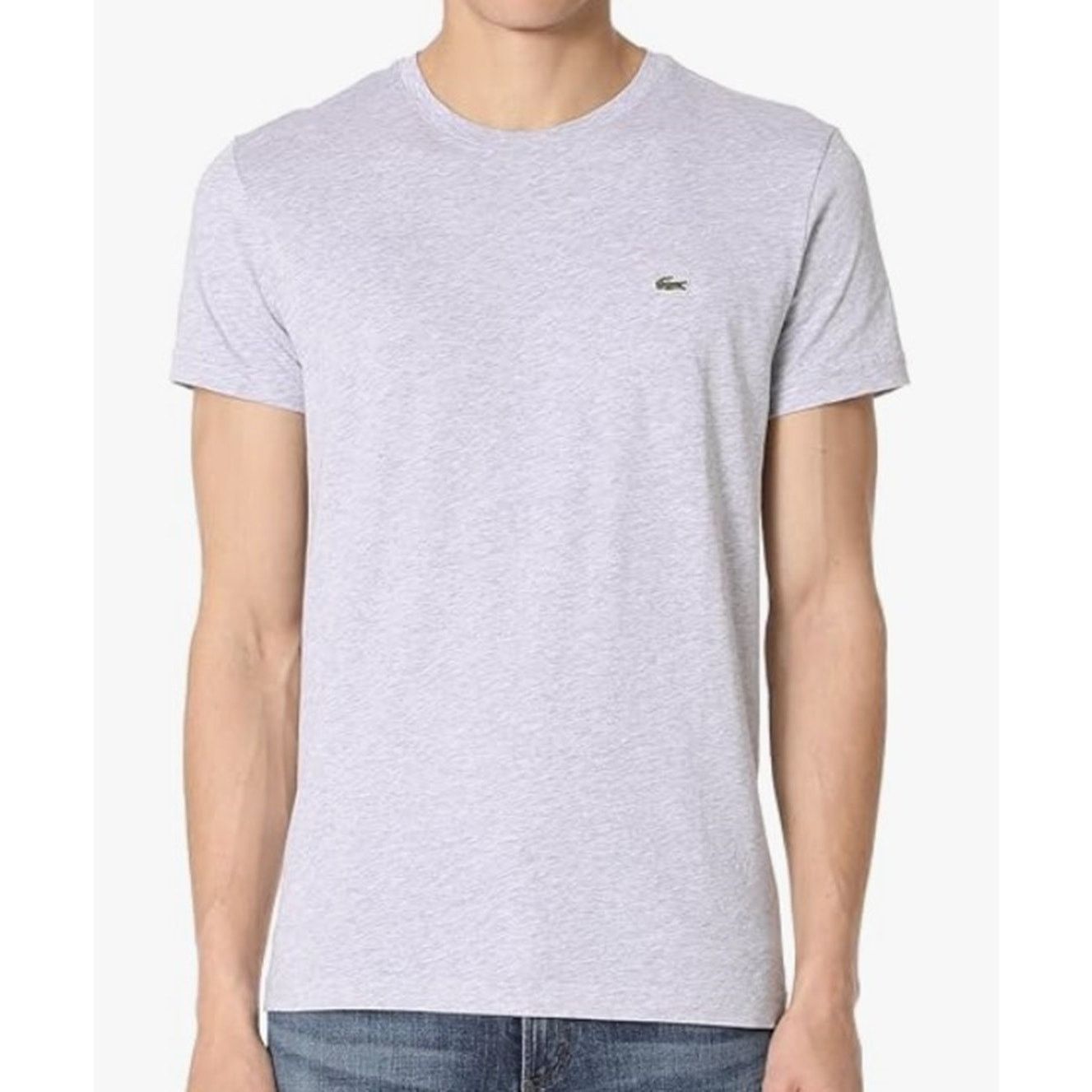 Lacoste Lacoste Men's Short Sleeve Jersey Pino T-Shirt Grey 4XL Size US XXL / EU 58 / 5 - 1 Thumbnail