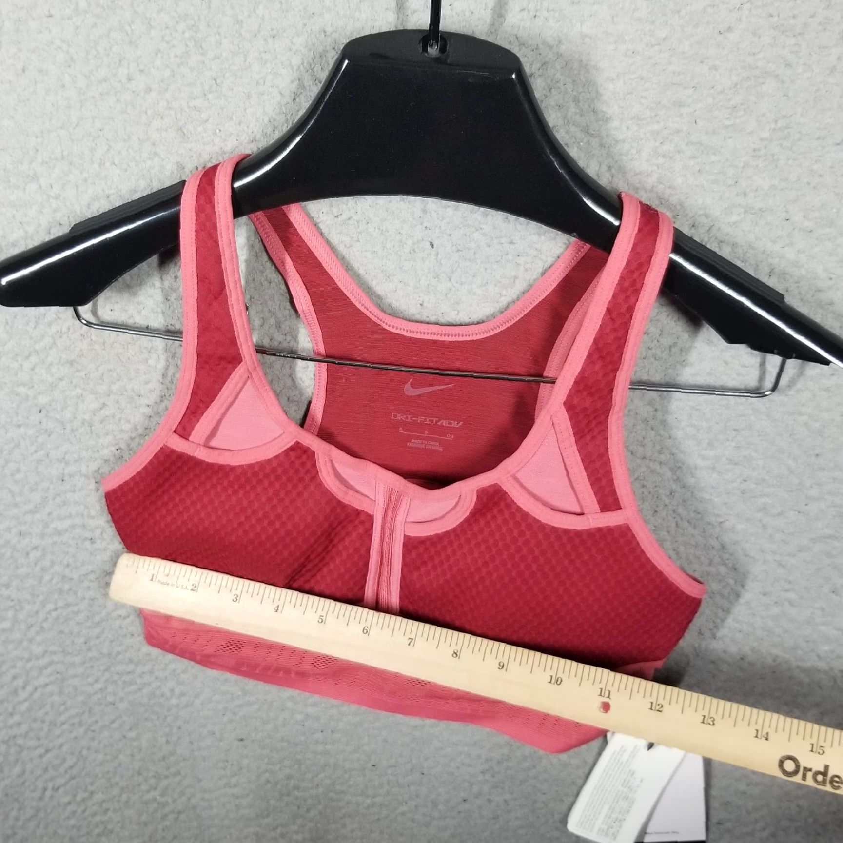 Nike Nike Sports Bra Women's Small Pink High Support Ultrabreathe Padded Activewear Size ONE SIZE - 7 Thumbnail