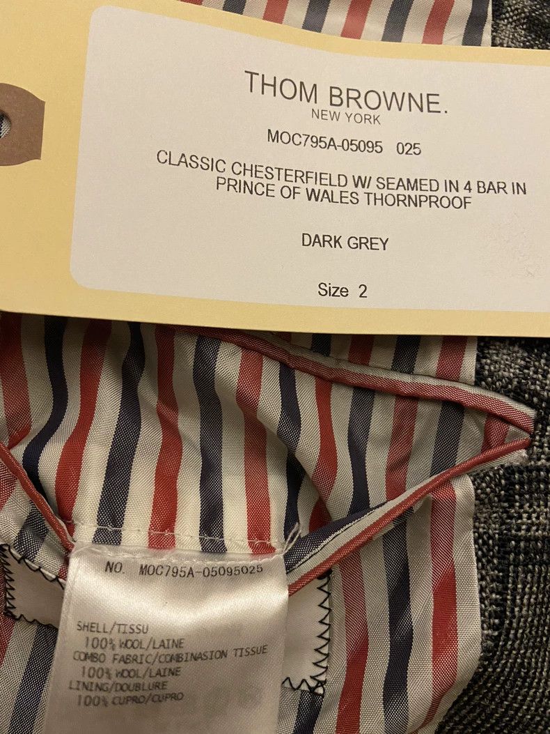 Thom Browne Thom Browne size2 Chesterfield Coat Size US M / EU 48-50 / 2 - 6 Thumbnail