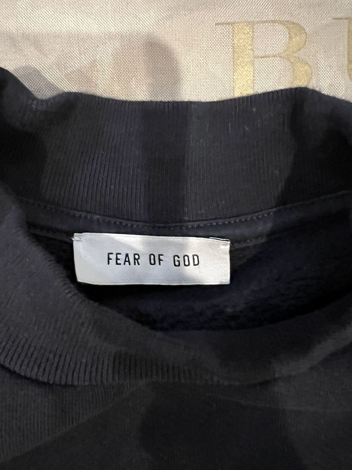 Fear of God Fear Of God Men's Eternal Fleece Crew Sweat in Black size S Size US S / EU 44-46 / 1 - 3 Thumbnail