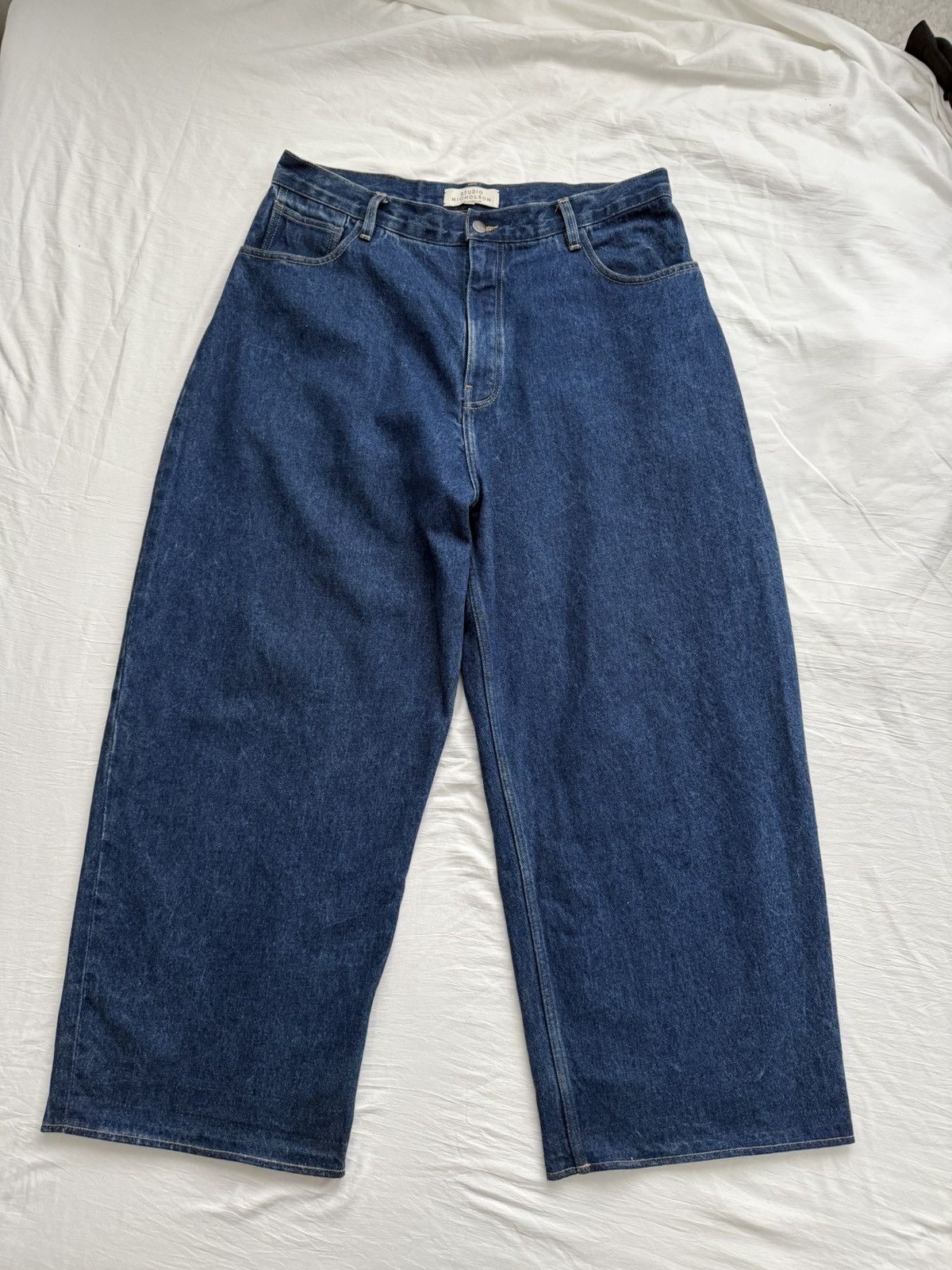 Studio Nicholson Studio Nicholson Wide Leg Denim Size US 36 / EU 52 - 1 Preview