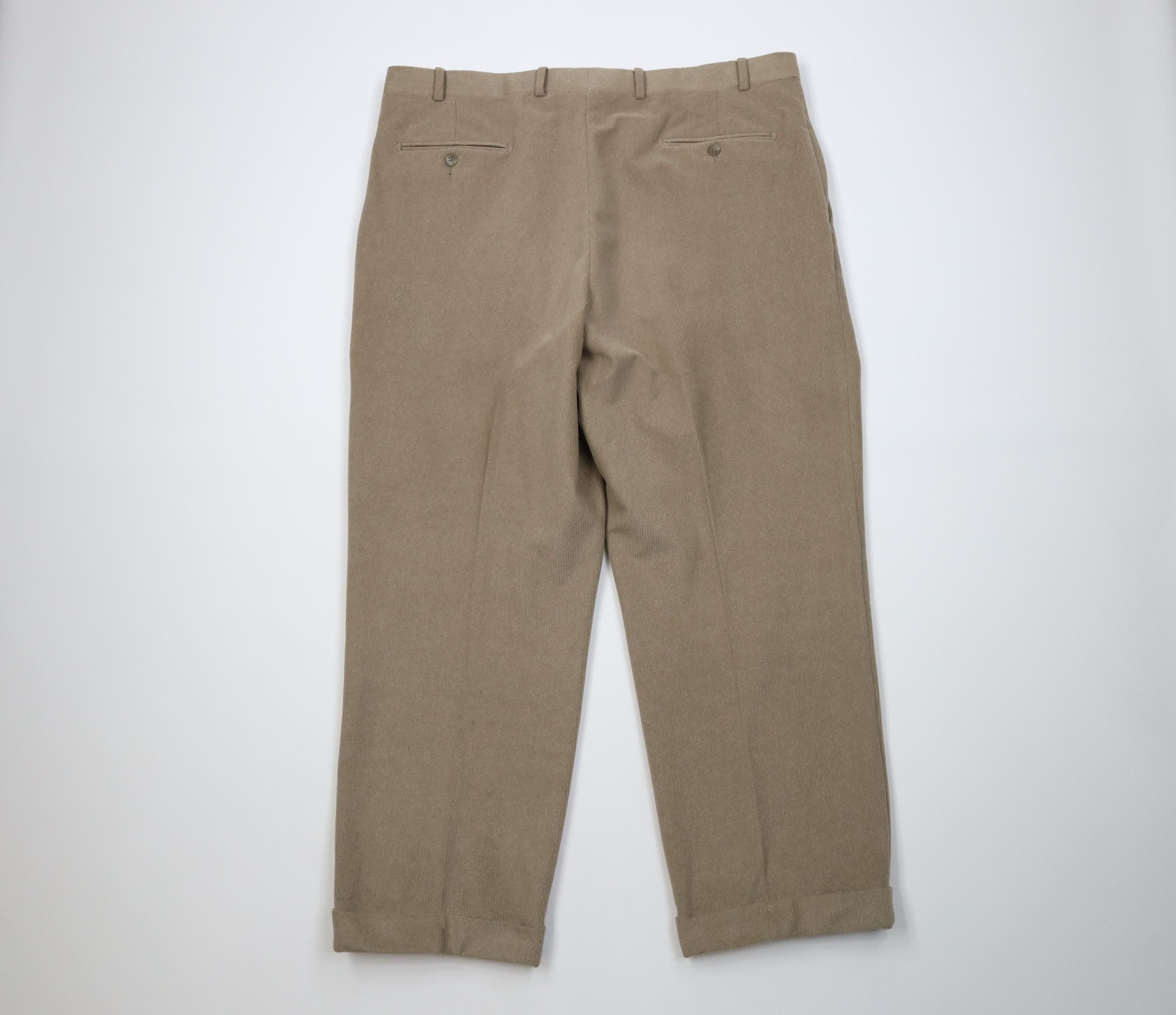 Vintage Vintage 90s Y2K Streetwear Corduroy Wide Leg Chino Pants Size US 40 / EU 56 - 9 Thumbnail