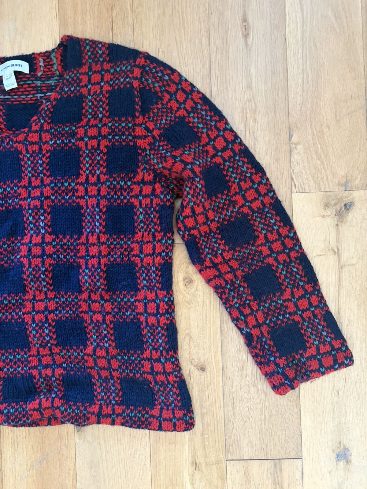 Comme des Garcons SHIRT Comme des Garcons Shirt Wool Knit Size US L / EU 52-54 / 3 - 3 Thumbnail
