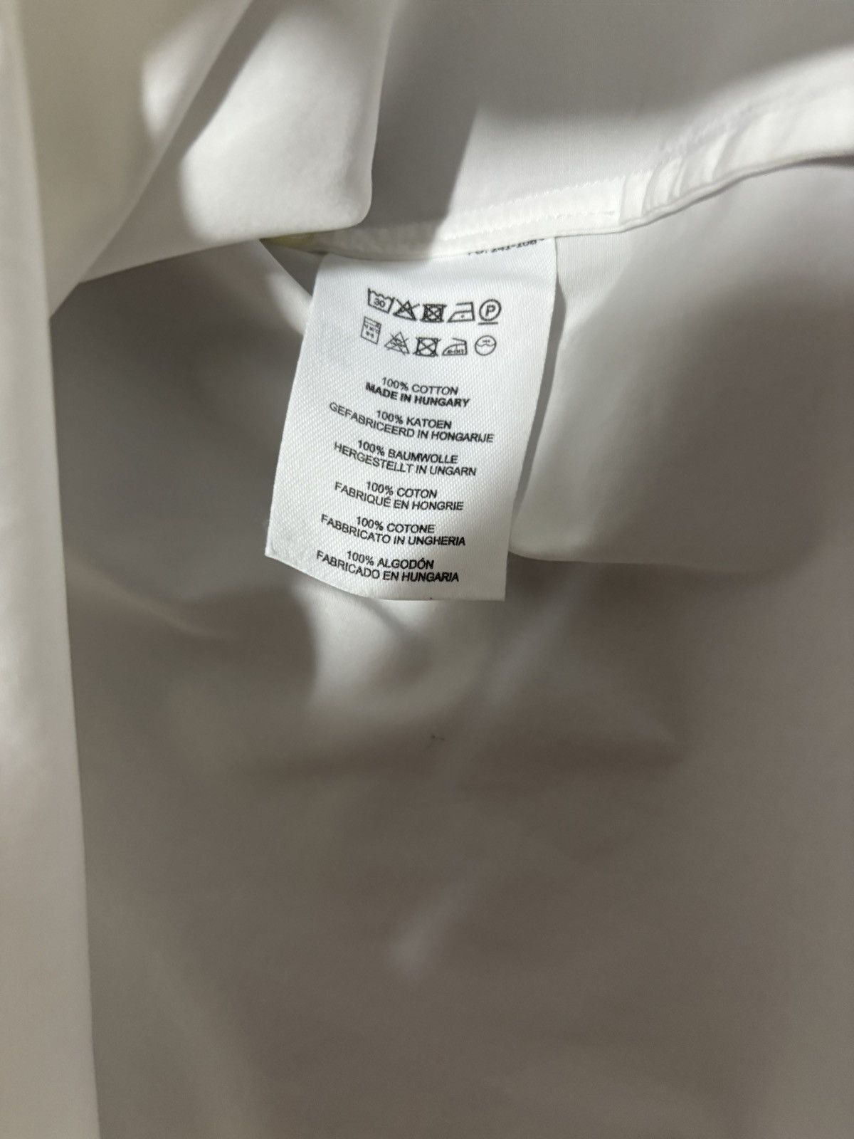 Dries Van Noten Dries Van Noten White Cotton Shirt Size US M / EU 48-50 / 2 - 4 Thumbnail