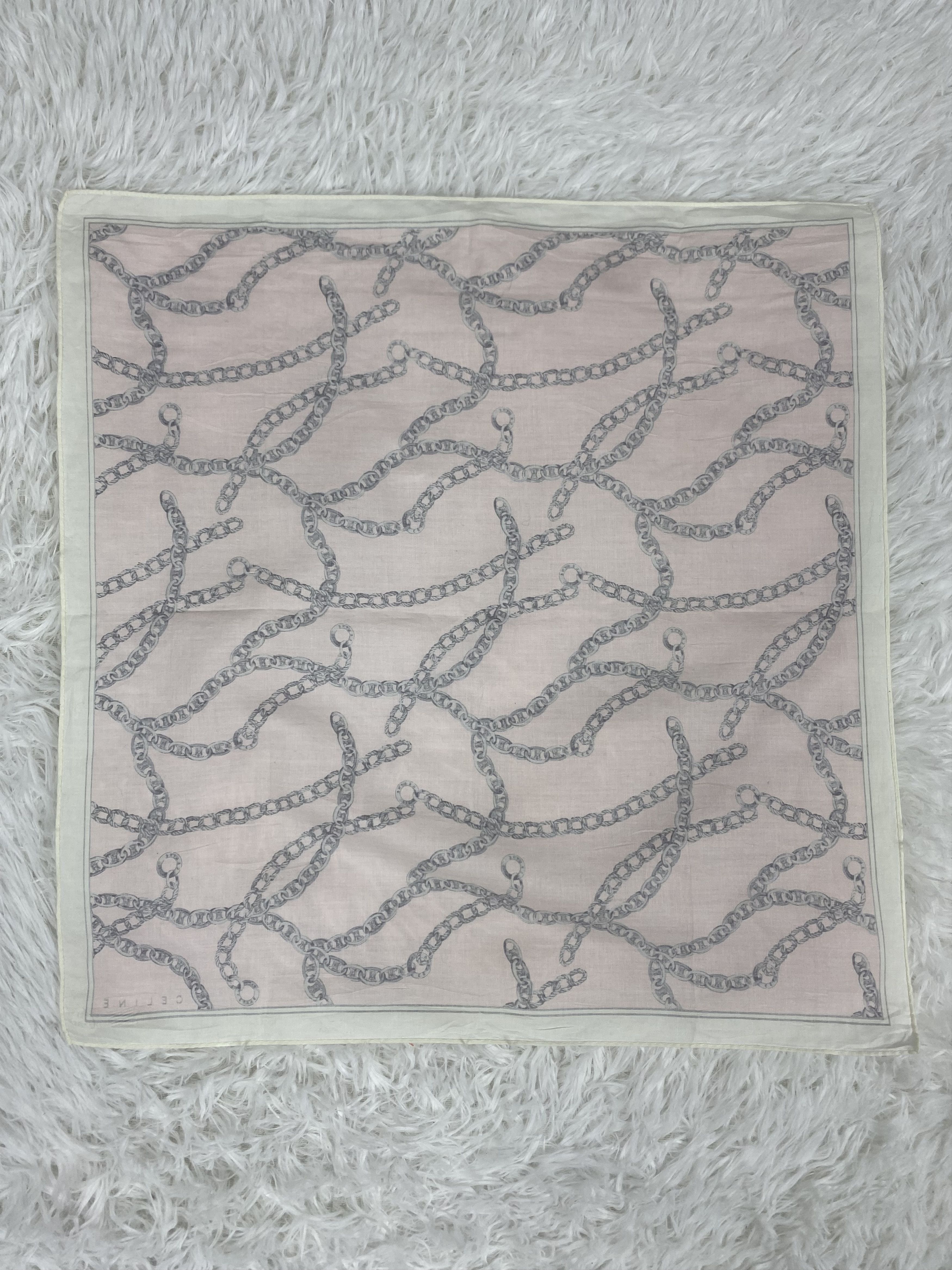 Celine × Vintage Vintage Celine Handkerchief Neckerchief PH0182 Size ONE SIZE - 4 Thumbnail