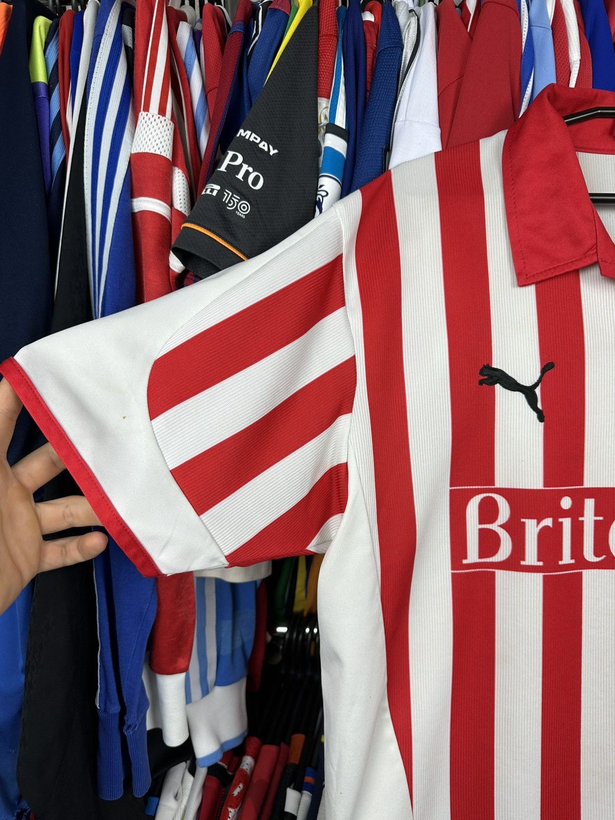 Puma × Vintage STOKE CITY 2004 2005 HOME FOOTBALL SHIRT SOCCER JERSEY PUMA Size US L / EU 52-54 / 3 - 3 Thumbnail