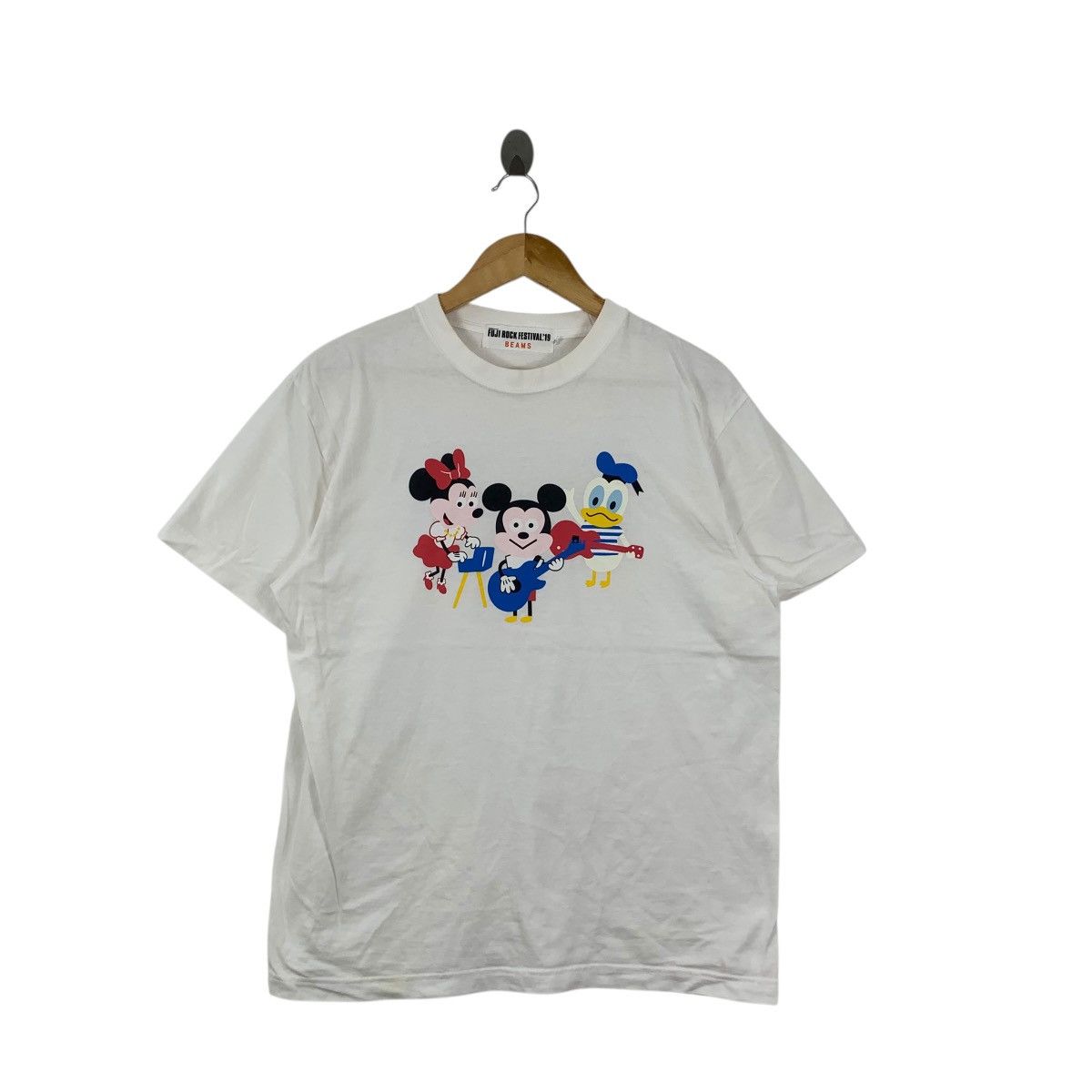 Beams Plus BEAMS PLUS x MICKEY MOUSE Fuji Rock Festival Tee Shirt Top Size M / US 6-8 / IT 42-44 - 3 Thumbnail