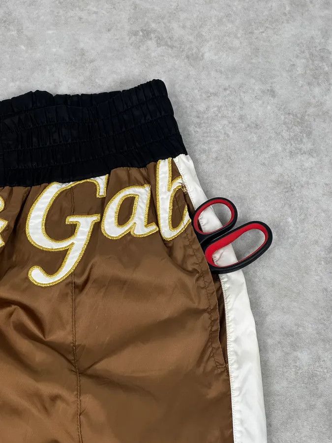 Dolce & Gabbana AW2005 Dolce & Gabbana Green Nylon Boxing Track Pants Size US 31 - 8 Thumbnail