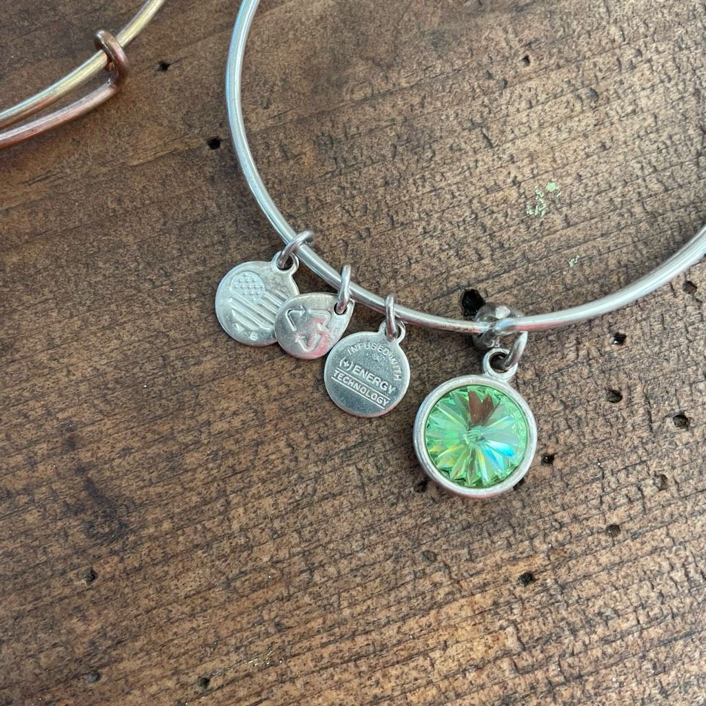 Other 2 Alex and Ani United States NAVY Charm Bangle Bracelet Rafa Size ONE SIZE - 3 Thumbnail