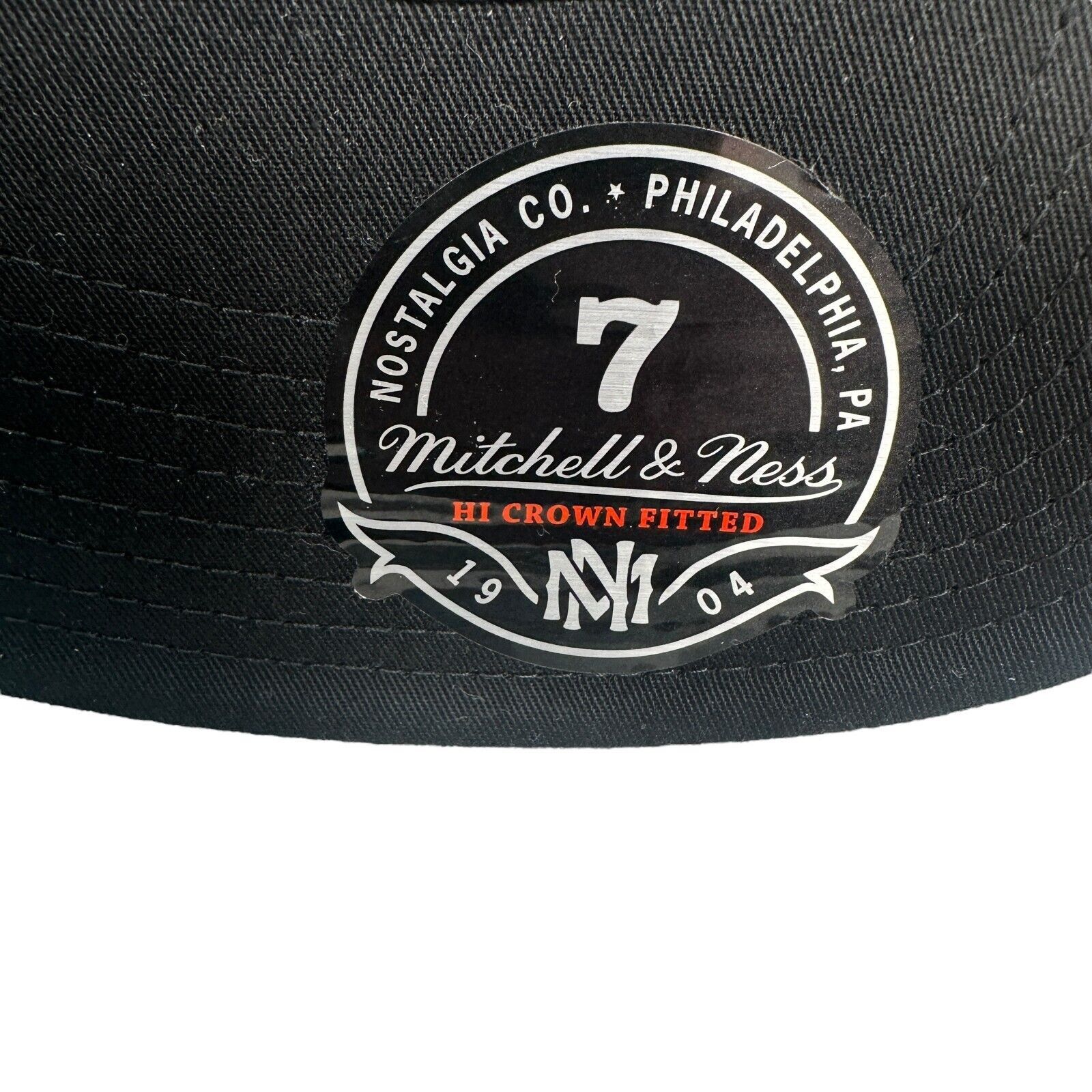 Mitchell & Ness Mitchell & Ness Brooklyn Nets Fitted Hat Gray Black 7 New Size ONE SIZE - 7 Thumbnail