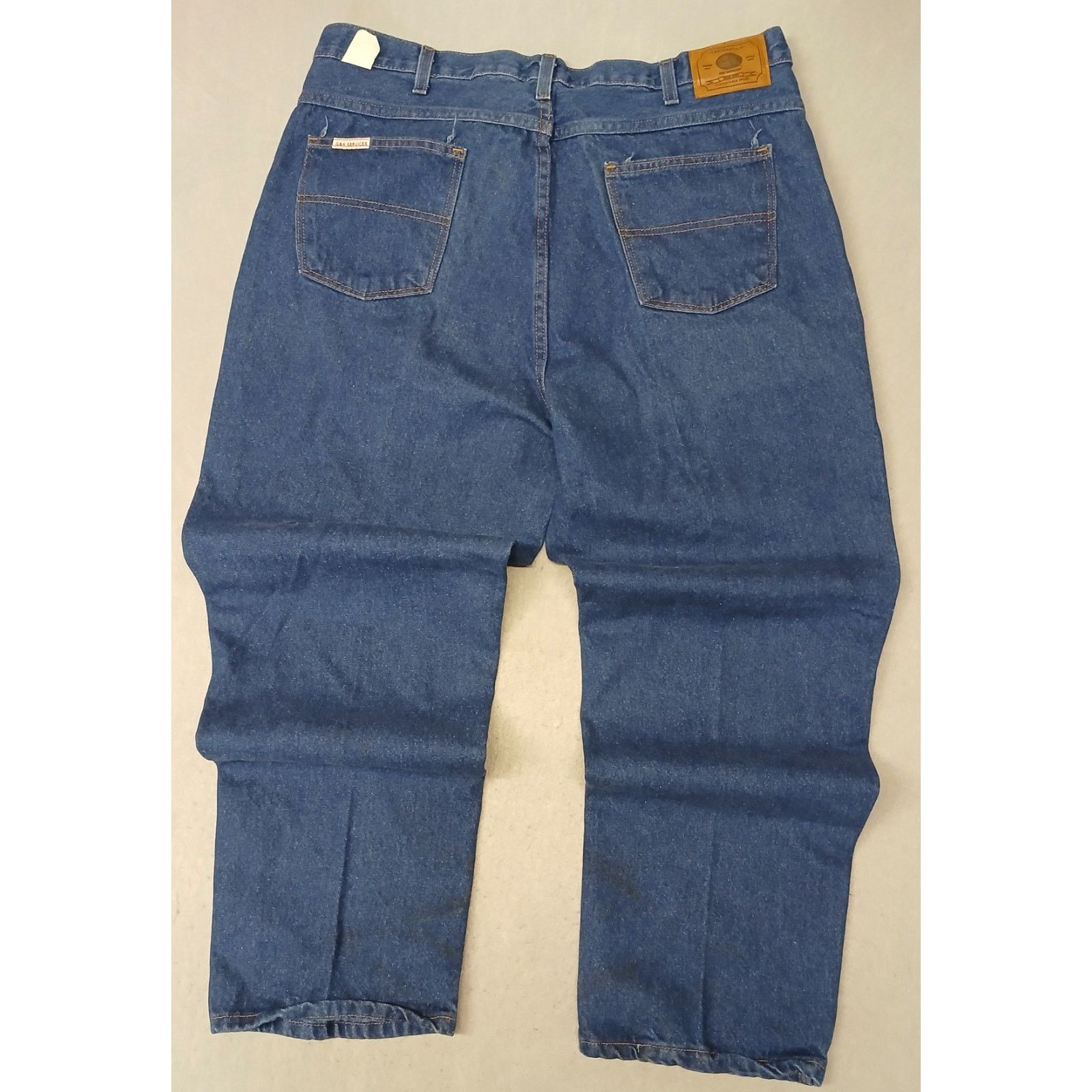 Other G & K (42x30) Tapered Straight Leg Blue Denim Work Jeans Size US 42 / EU 58 - 7 Thumbnail
