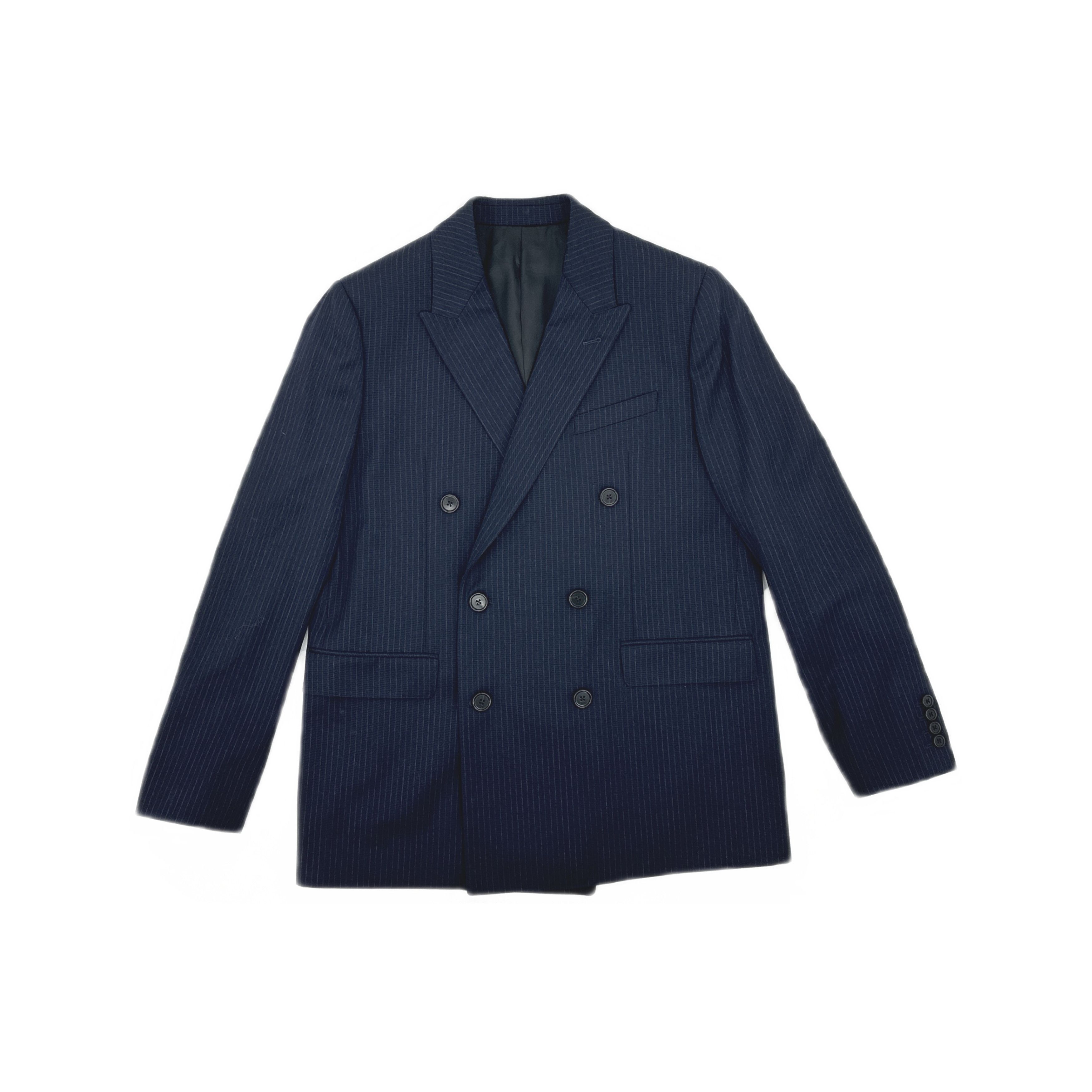 Celine Celine Pinstripe Double Breasted Blazer Size 50 Size 40R - 1 Thumbnail