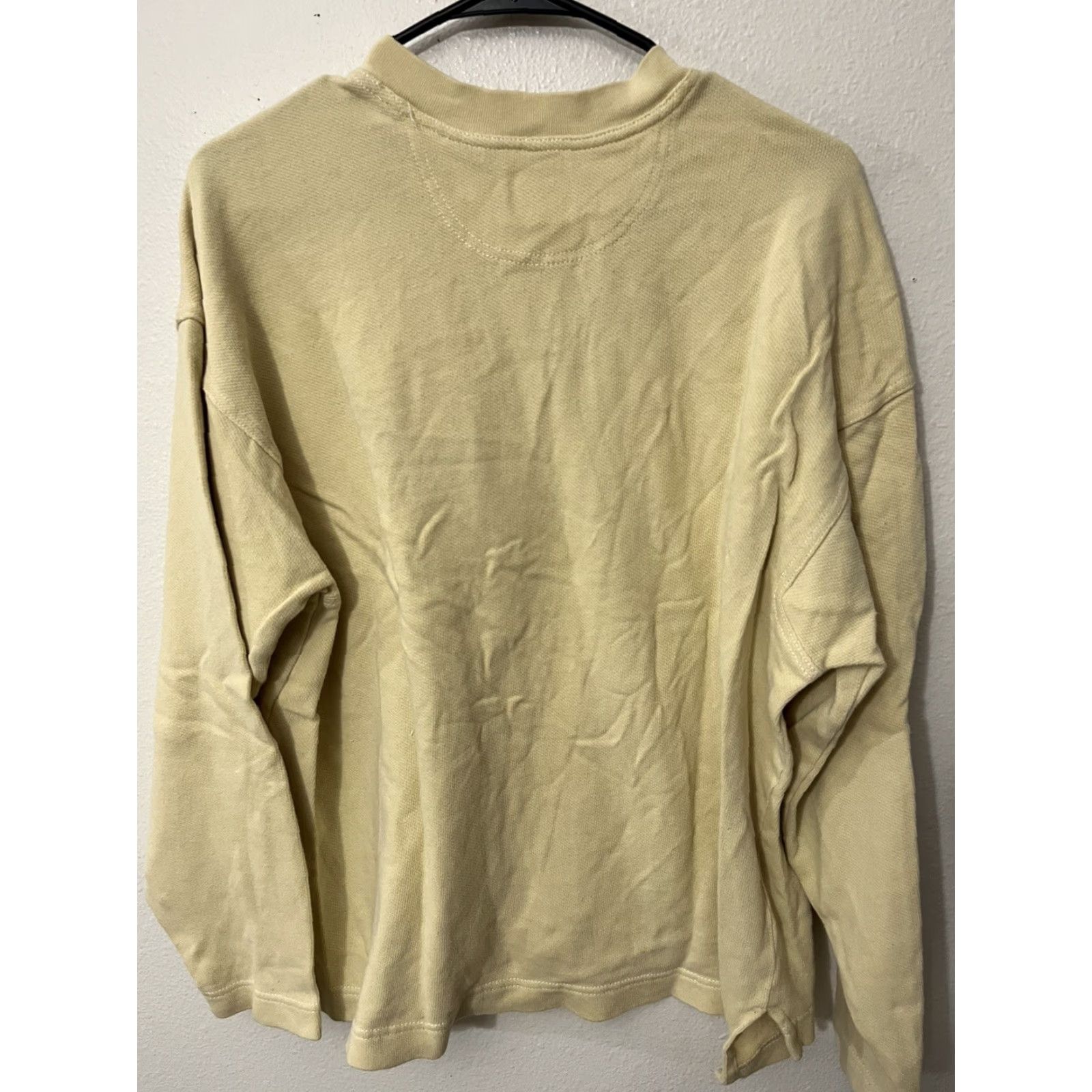 Gap VINTAGE Gap Sweater Mens M Beige Pullover Fleece V-Neck Made in USA Size US M / EU 48-50 / 2 - 2 Thumbnail