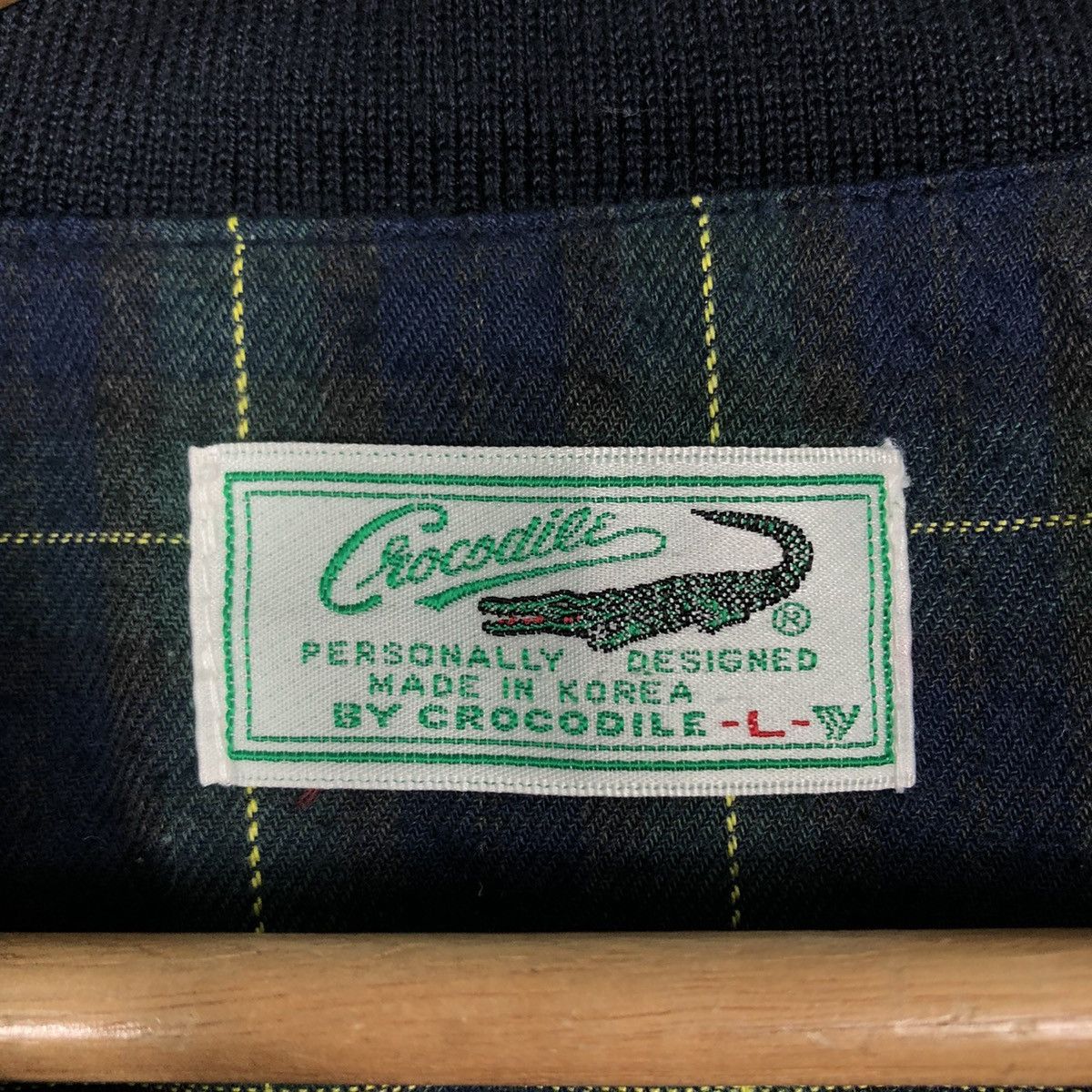 Japanese Brand 🔥Vintage Bomber Jacket Crocodile Japan Tartan Blanket Size US L / EU 52-54 / 3 - 19 Thumbnail
