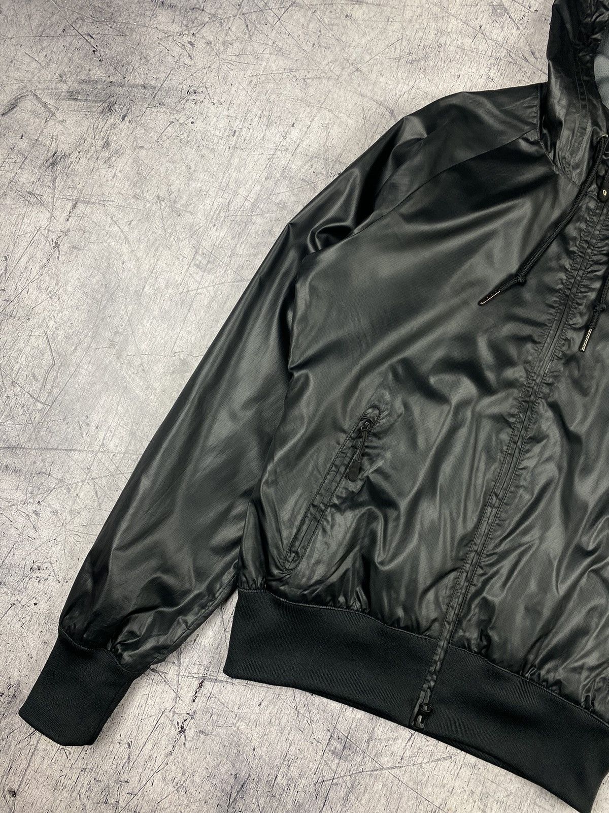 Nike × Vintage Vintage Nike Y2K Drill Track Jacket Hoodie Size M / US 6-8 / IT 42-44 - 3 Thumbnail