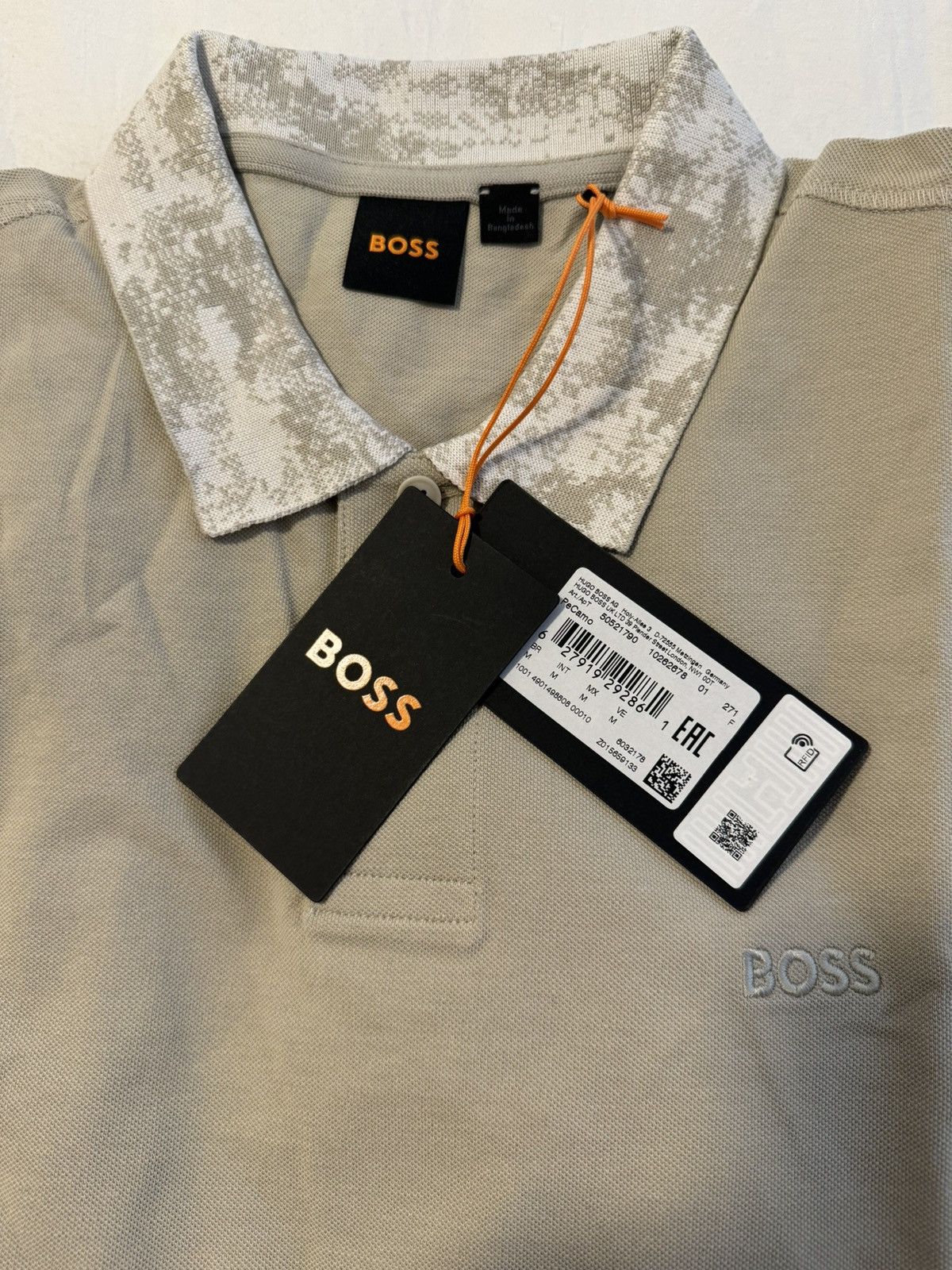 Hugo Boss Camo Print Polo Pique Size US M / EU 48-50 / 2 - 3 Thumbnail