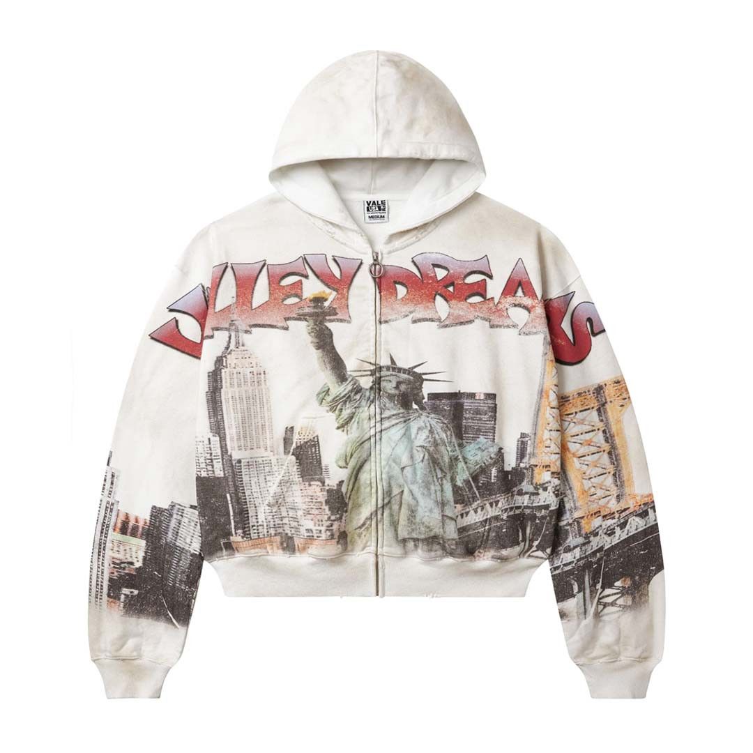 Vale Forever NYC Zip Up Hoodie White Size US XXL / EU 58 / 5 - 1 Thumbnail