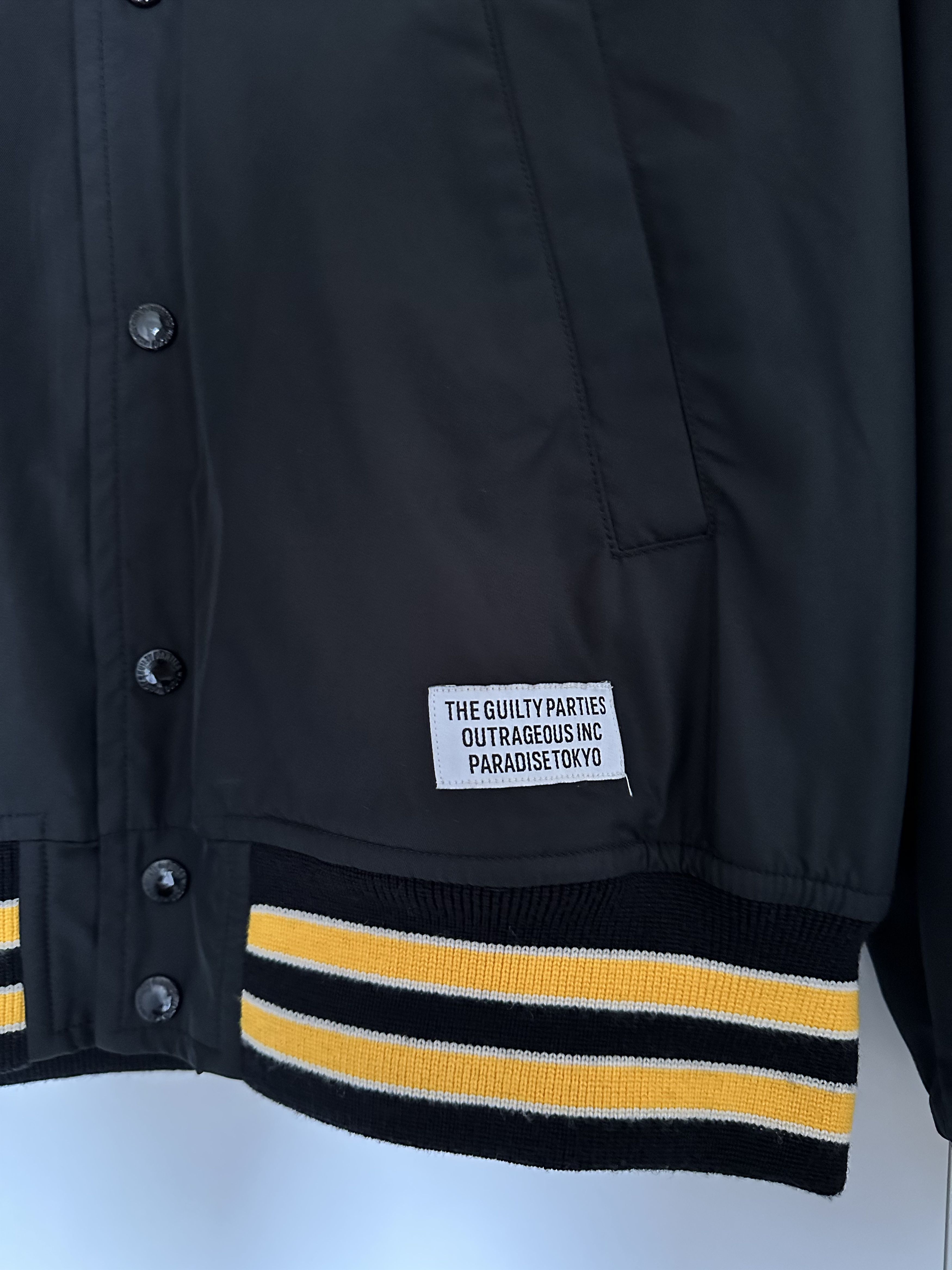 Wacko Maria Wacko Maria Varsity Jacket Type-2 Black Yellow Size US M / EU 48-50 / 2 - 5 Thumbnail