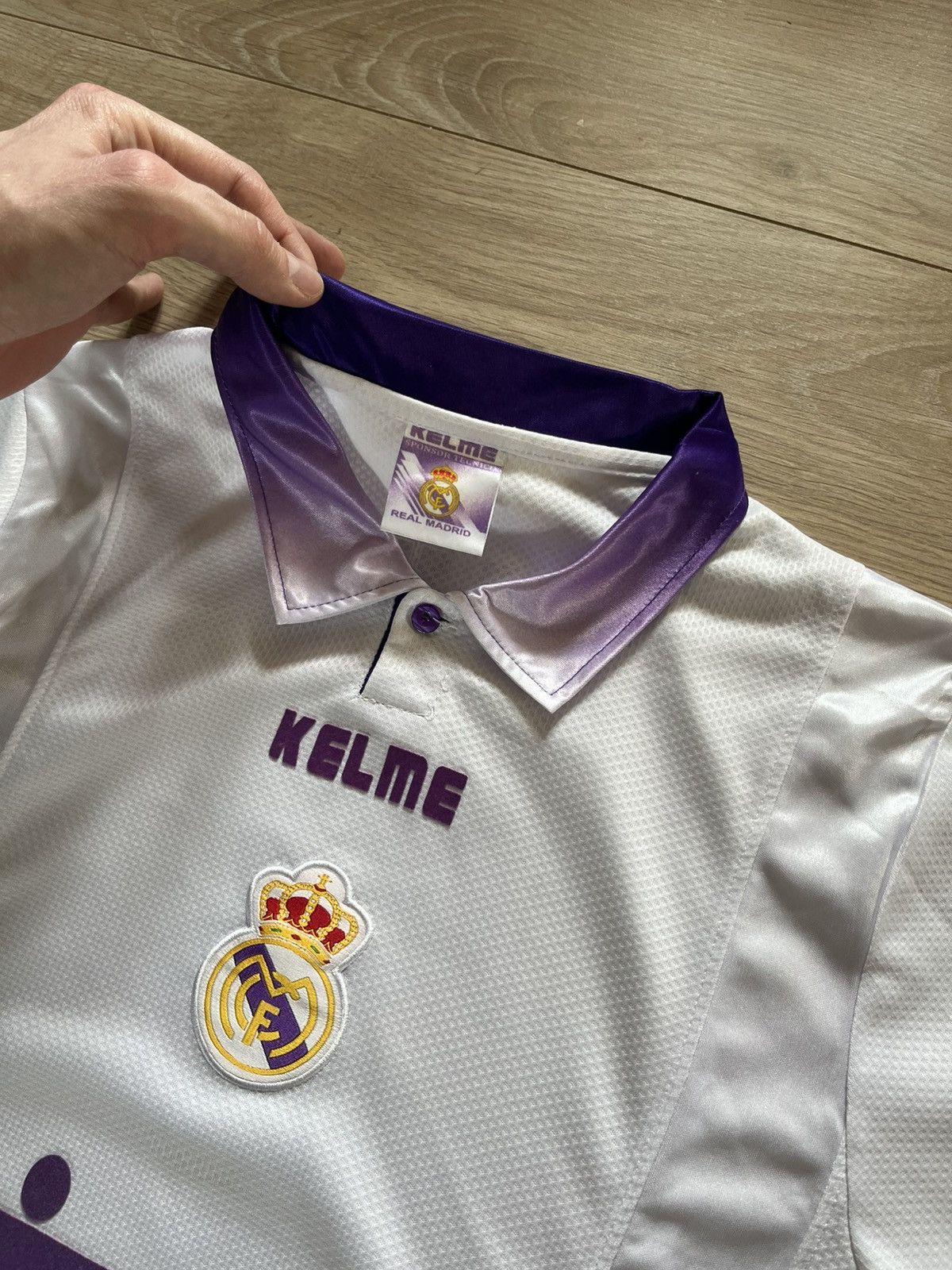 Other Kelme Raul Real Madrid football jersey vintage 90s 1997/1998 Size US L / EU 52-54 / 3 - 6 Thumbnail