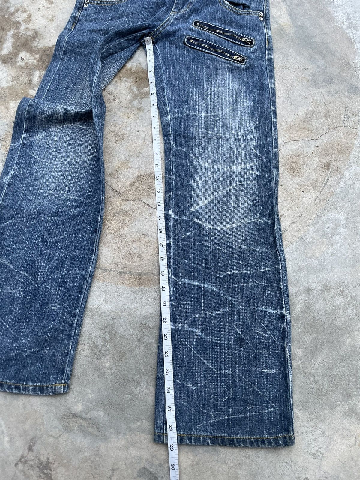 Japanese Brand × Seditionaries Double Waist Acid Wash Denim Jeans Pants Size US 29 - 11 Thumbnail