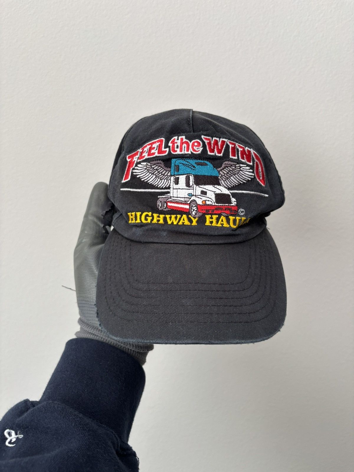 Vintage Vintage Black Truck Hat Size ONE SIZE - 1 Thumbnail