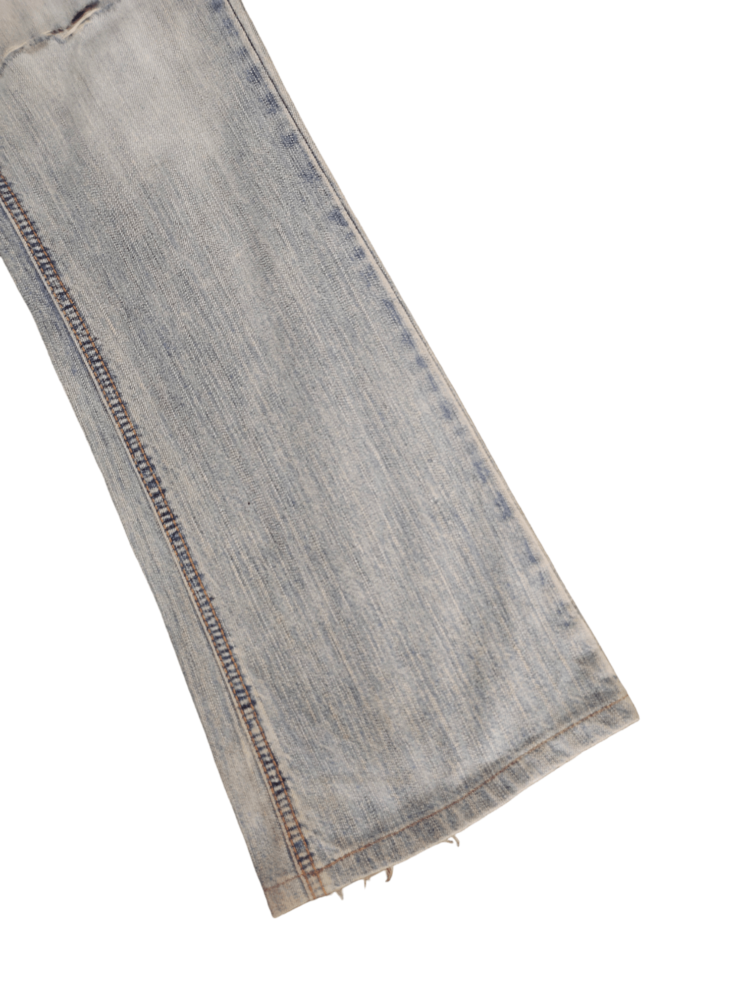 Edwin Flare Jeans Edwin XV Distress Faded Boot Cut Y2k Mudmax Size US 29 - 17 Thumbnail
