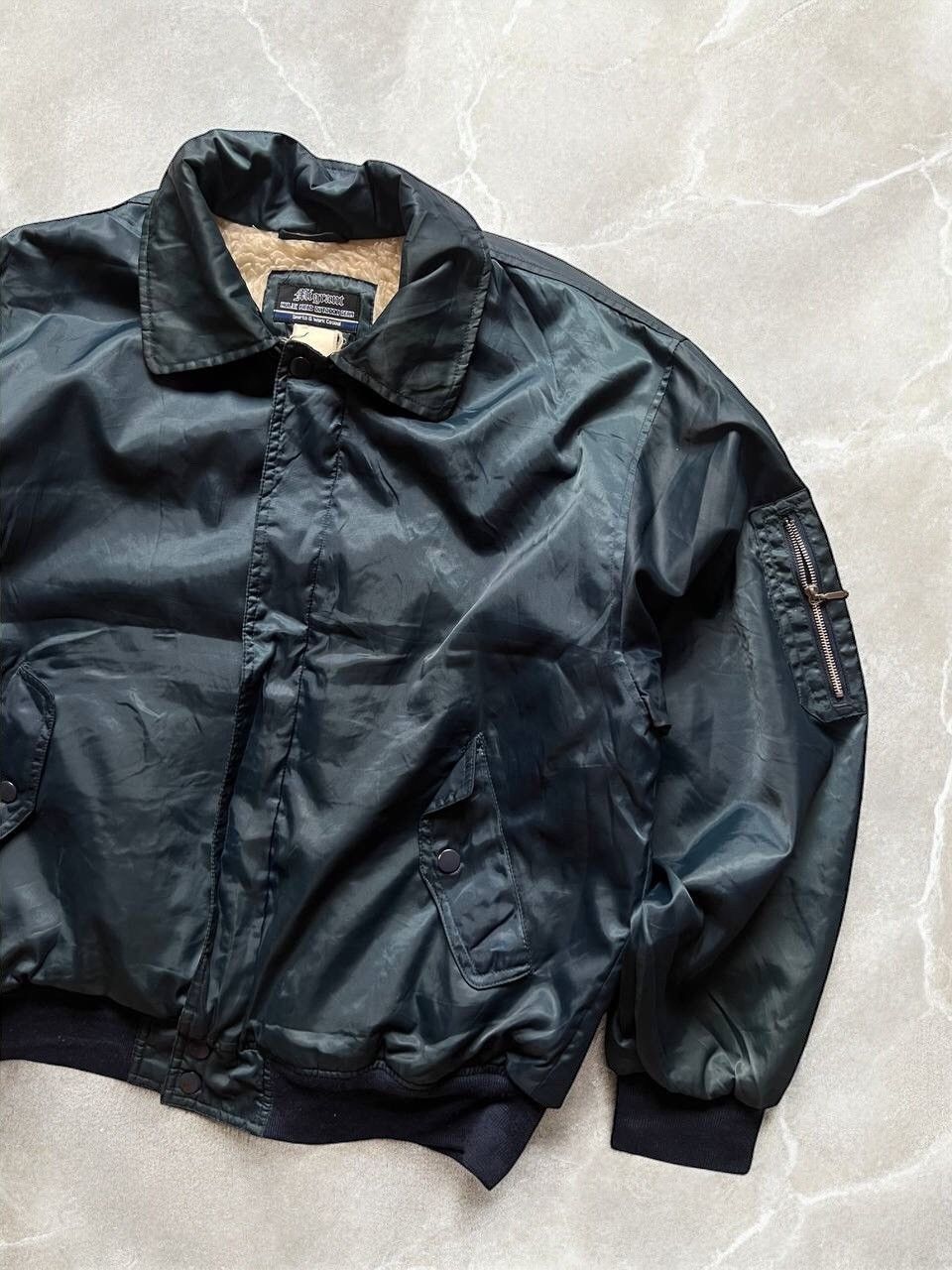Vintage JAPANESE style MIGRANT BOMBER Military jacket AVIATOR cwu Size US M / EU 48-50 / 2 - 5 Thumbnail