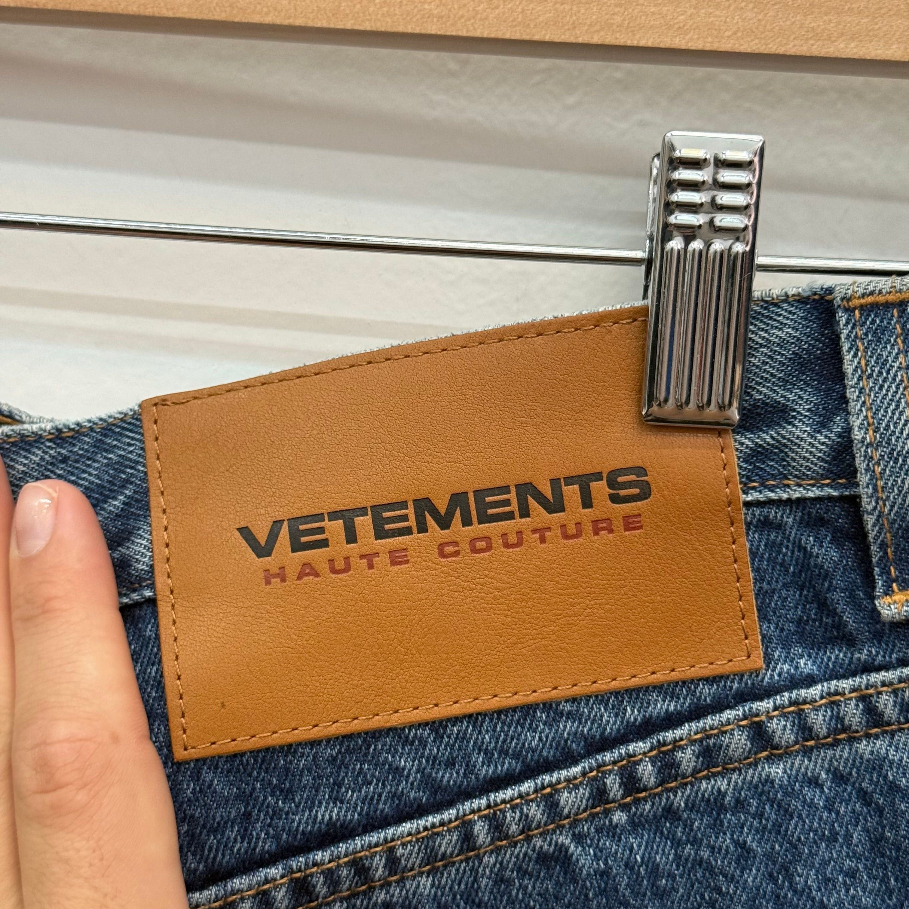 Vetements Vetements Flame Straight Leg Denim - Size 30 Size US 30 / EU 46 - 7 Thumbnail