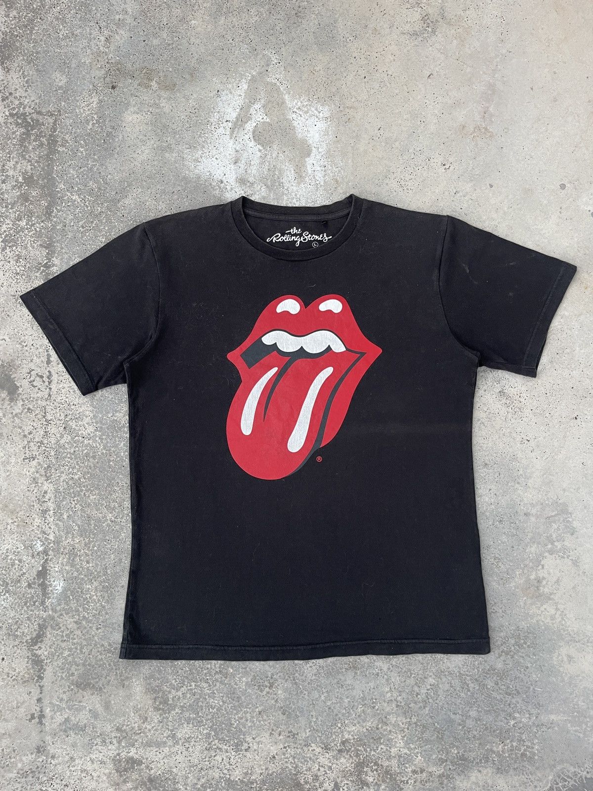The Rolling Stones × Vintage Vintage Y2K Band Rolling Stones Big Logo Rock T-Shirt Size US L / EU 52-54 / 3 - 1 Thumbnail