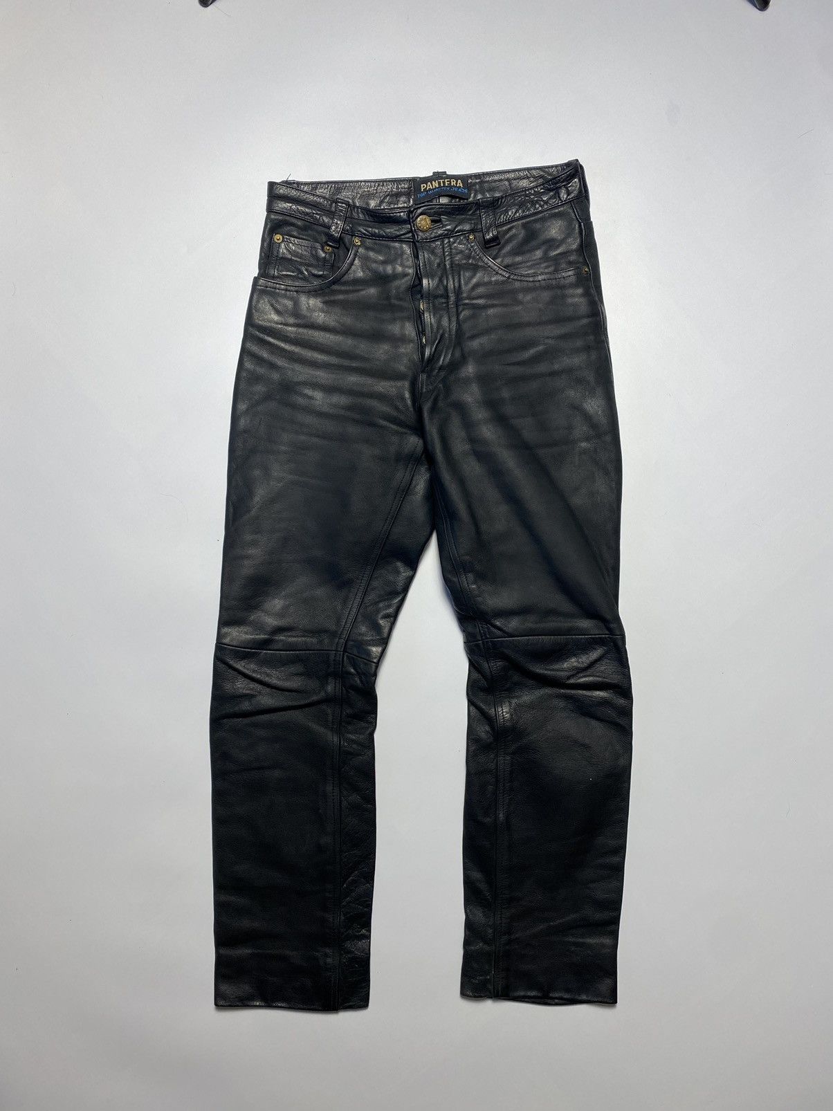 Genuine Leather Vintage Leather Pants Motorcycle Trousers Size 30 Marlboro Size US 30 / EU 46 - 6 Thumbnail