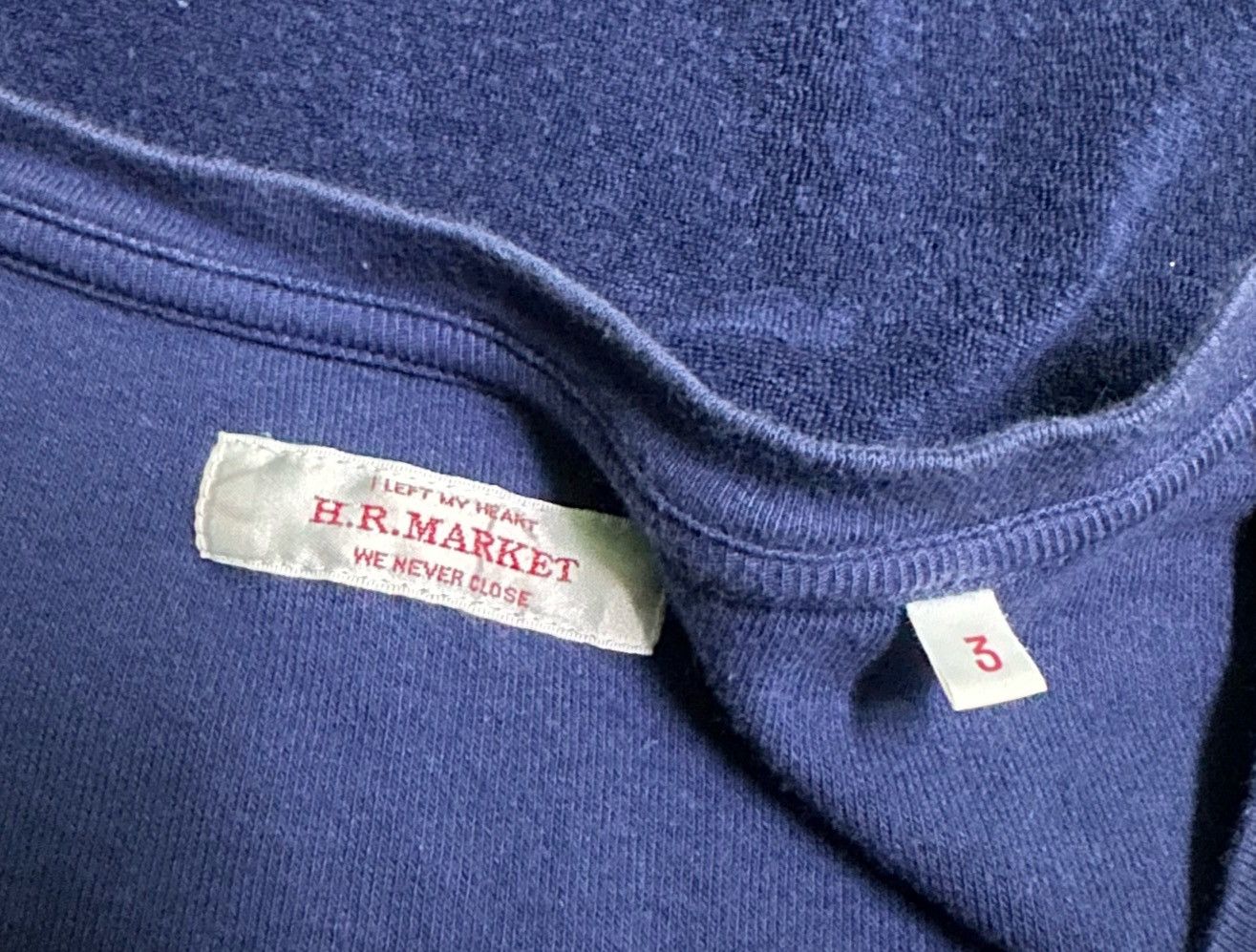 Blue Blue Japan HR market velvet tee Size US L / EU 52-54 / 3 - 6 Thumbnail