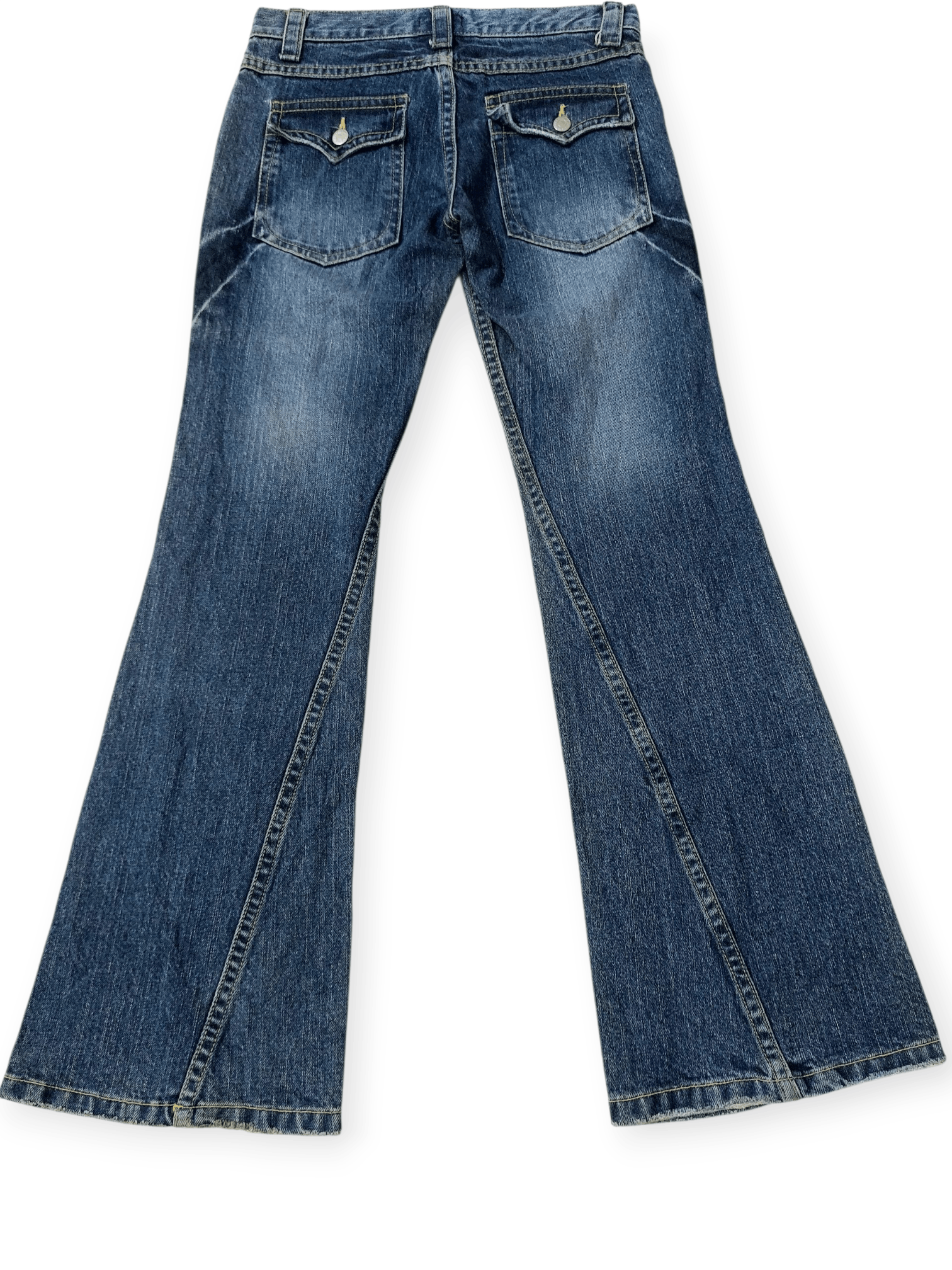 Vintage ☠️Super Flare Nasty Question Tornado Mart Style Size 29" - 12 Thumbnail